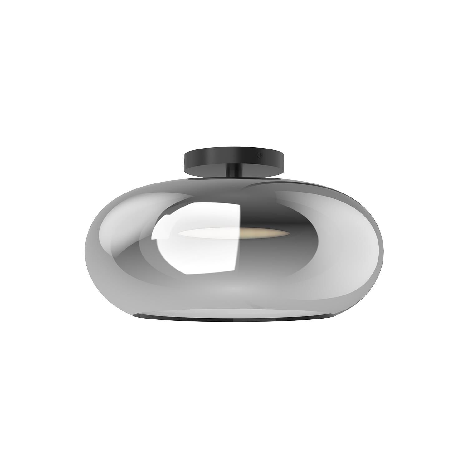 Trinity 14 Inch 1 Light LED Semi Flush Mount by Kuzco Lighting