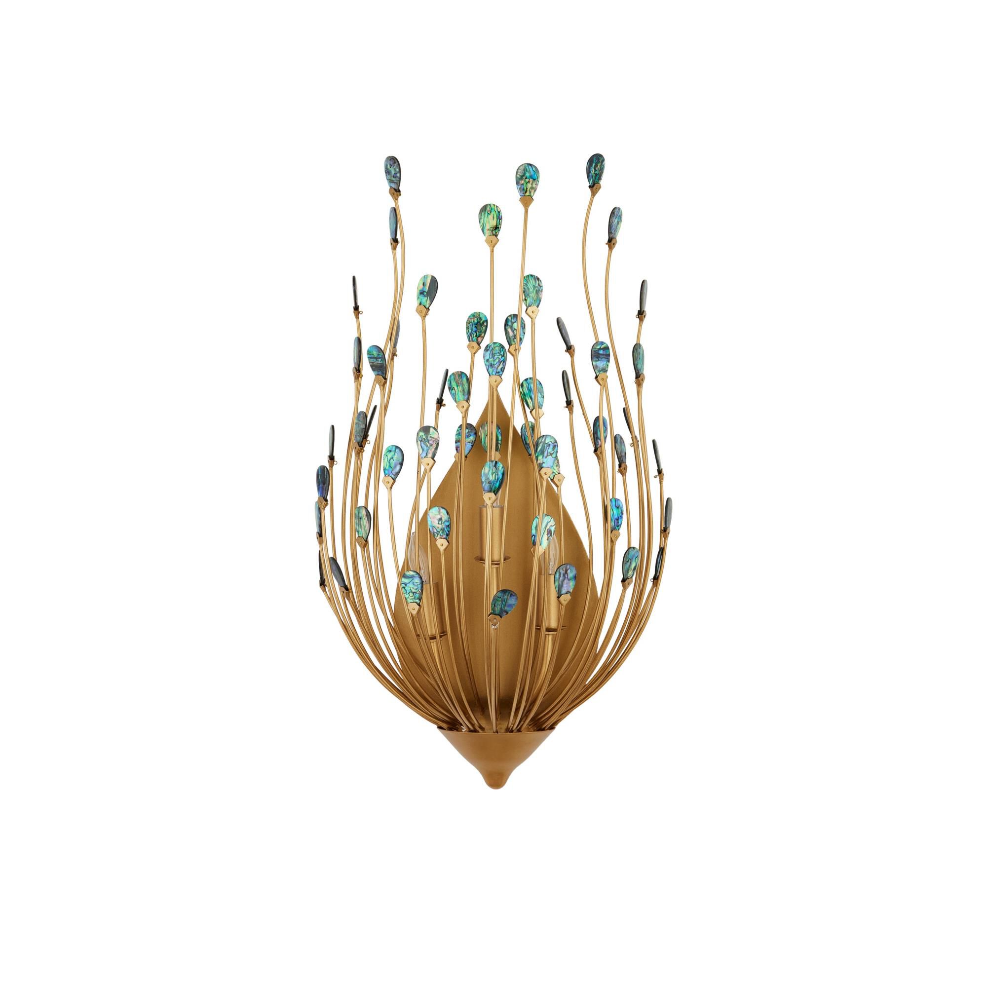 Delphos 14 Inch Wall Sconce by Currey and Company