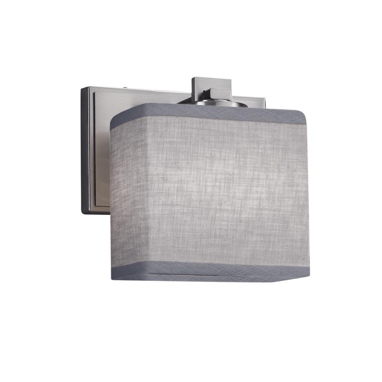 Justice Design Group Textile 7 Inch Wall Sconce