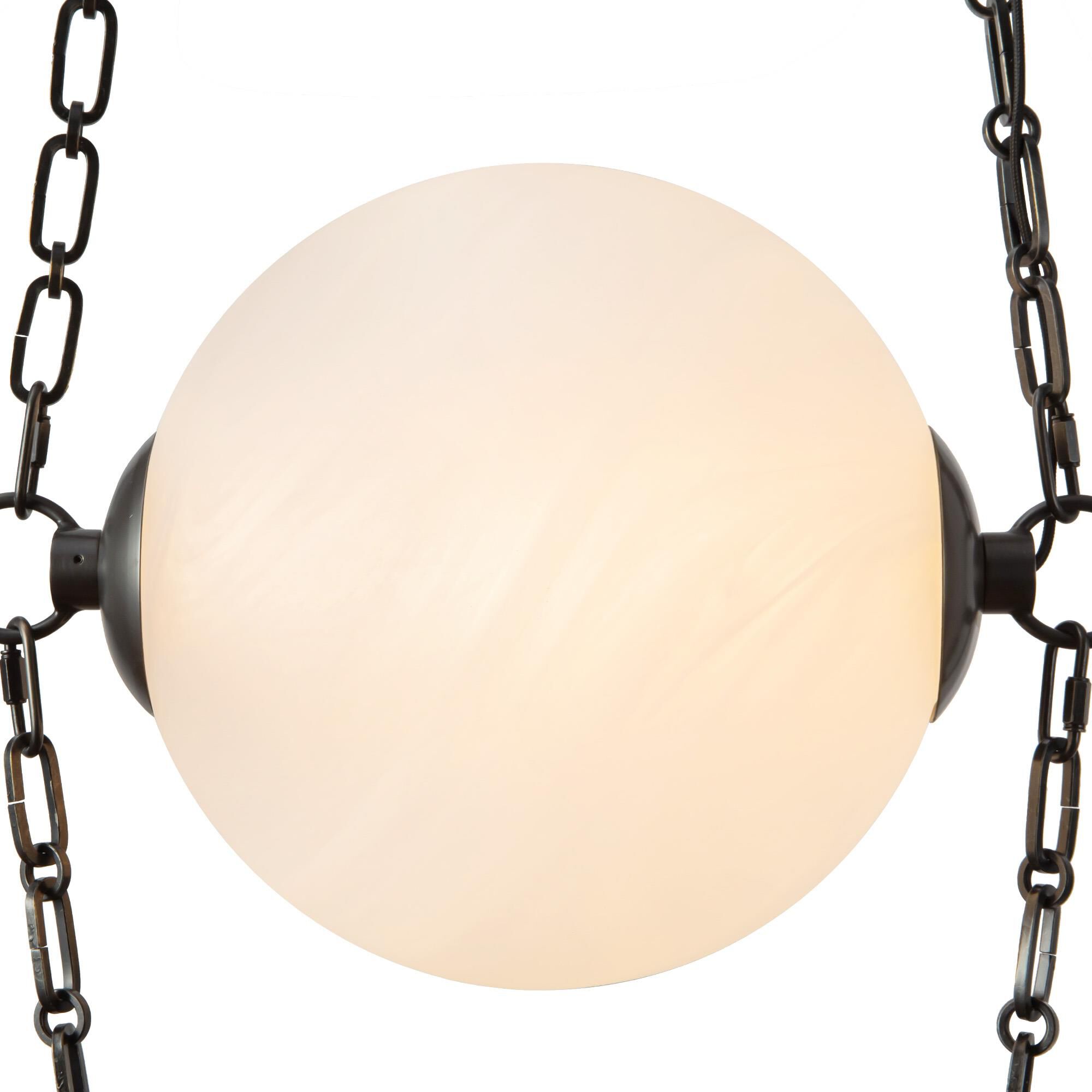 Shown in Urban Bronze finish and Cloud glass