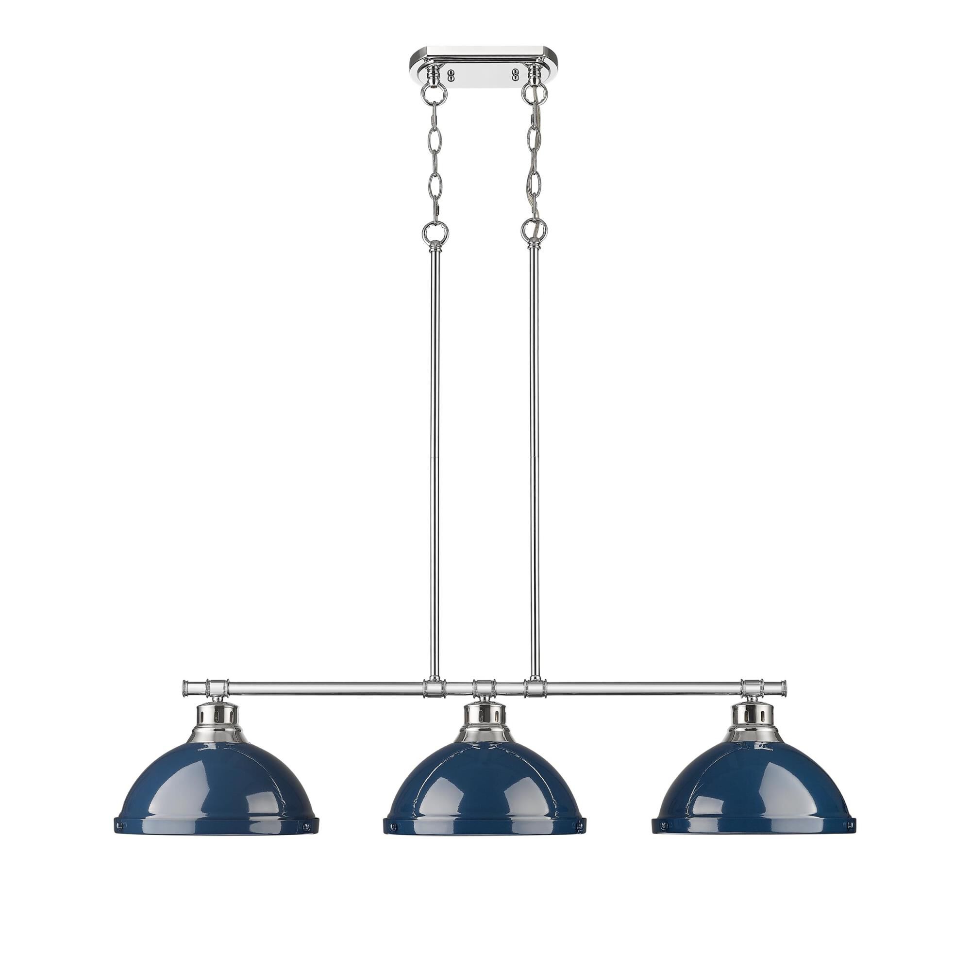 Shown in Navy Blue finish and Navy Blue shade