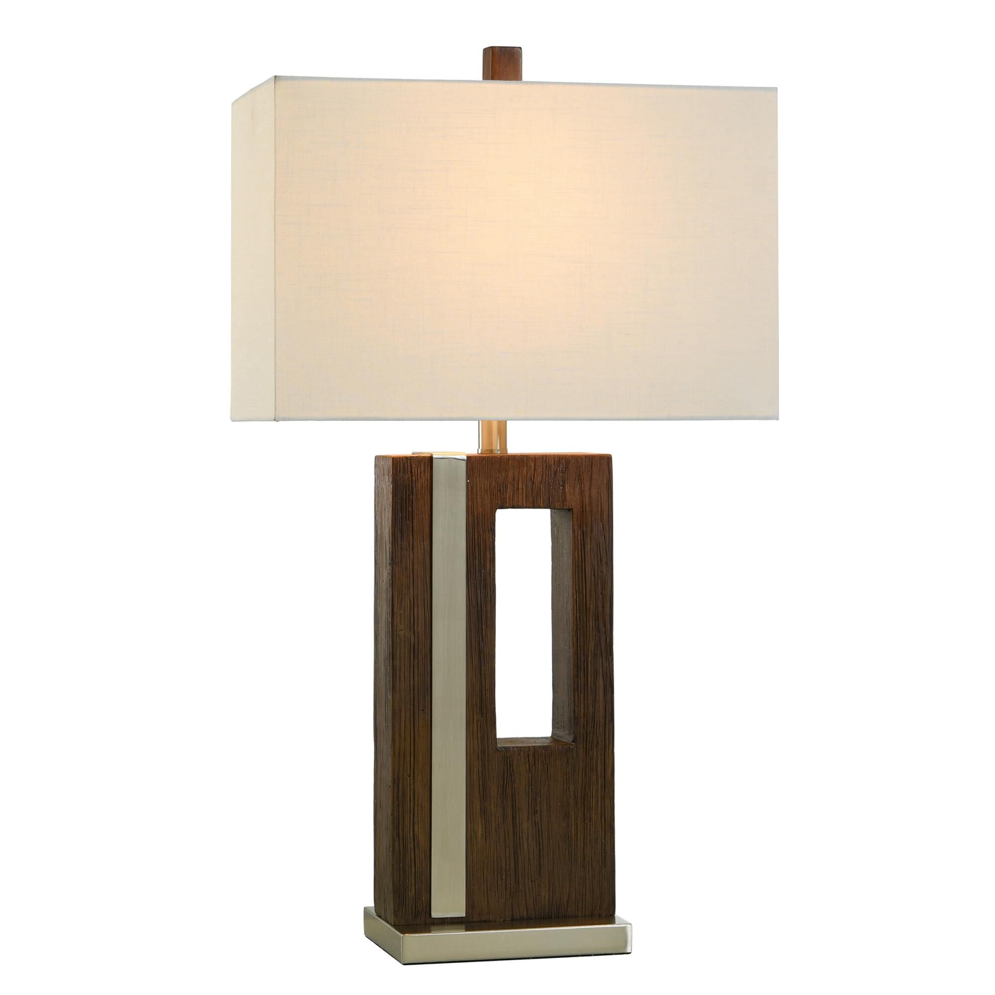 Hudson Silver 30 Inch Table Lamp by Stylecraft