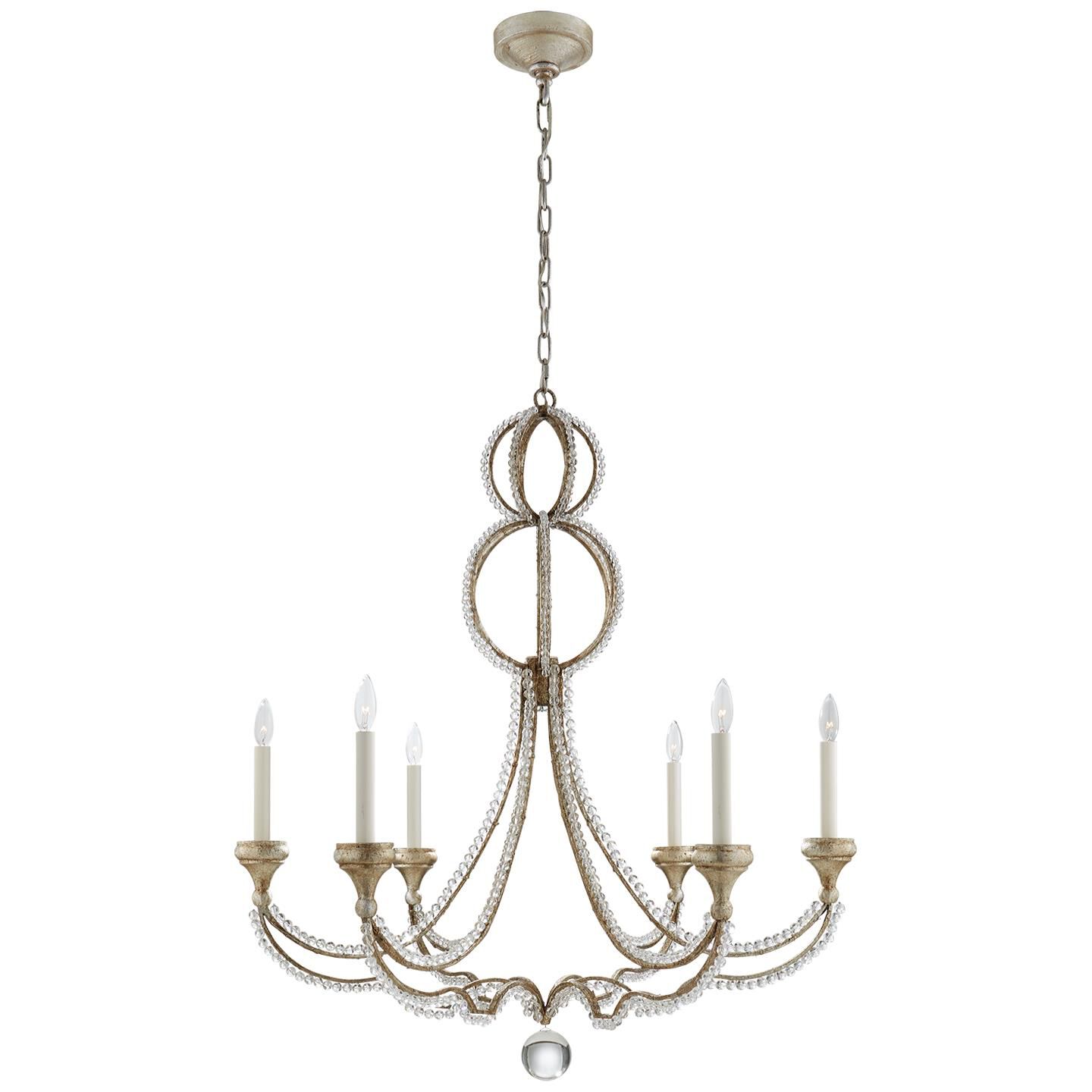 Niermann Weeks Milan 38 Inch 6 Light Chandelier by Visual Comfort Signature Collection