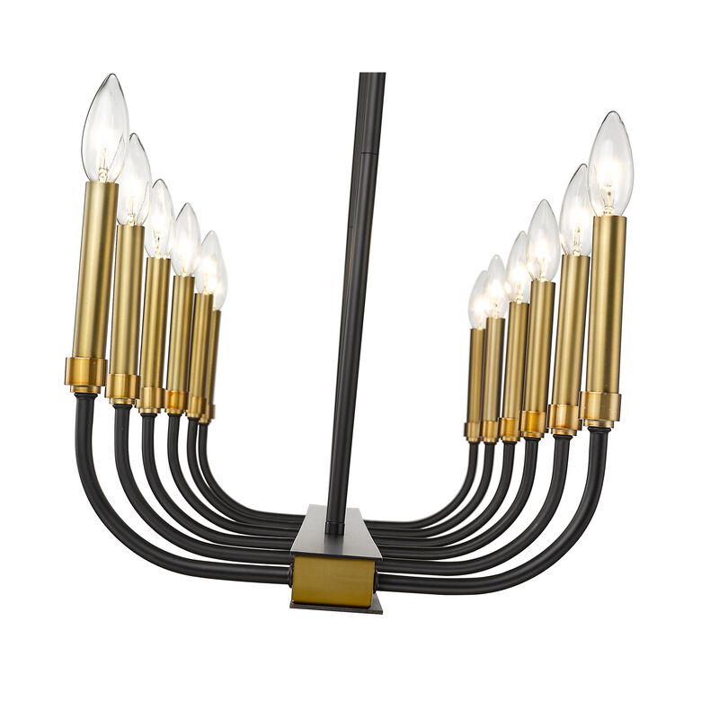 Haylie 56 Inch 12 Light Linear Suspension Light by Z-Lite