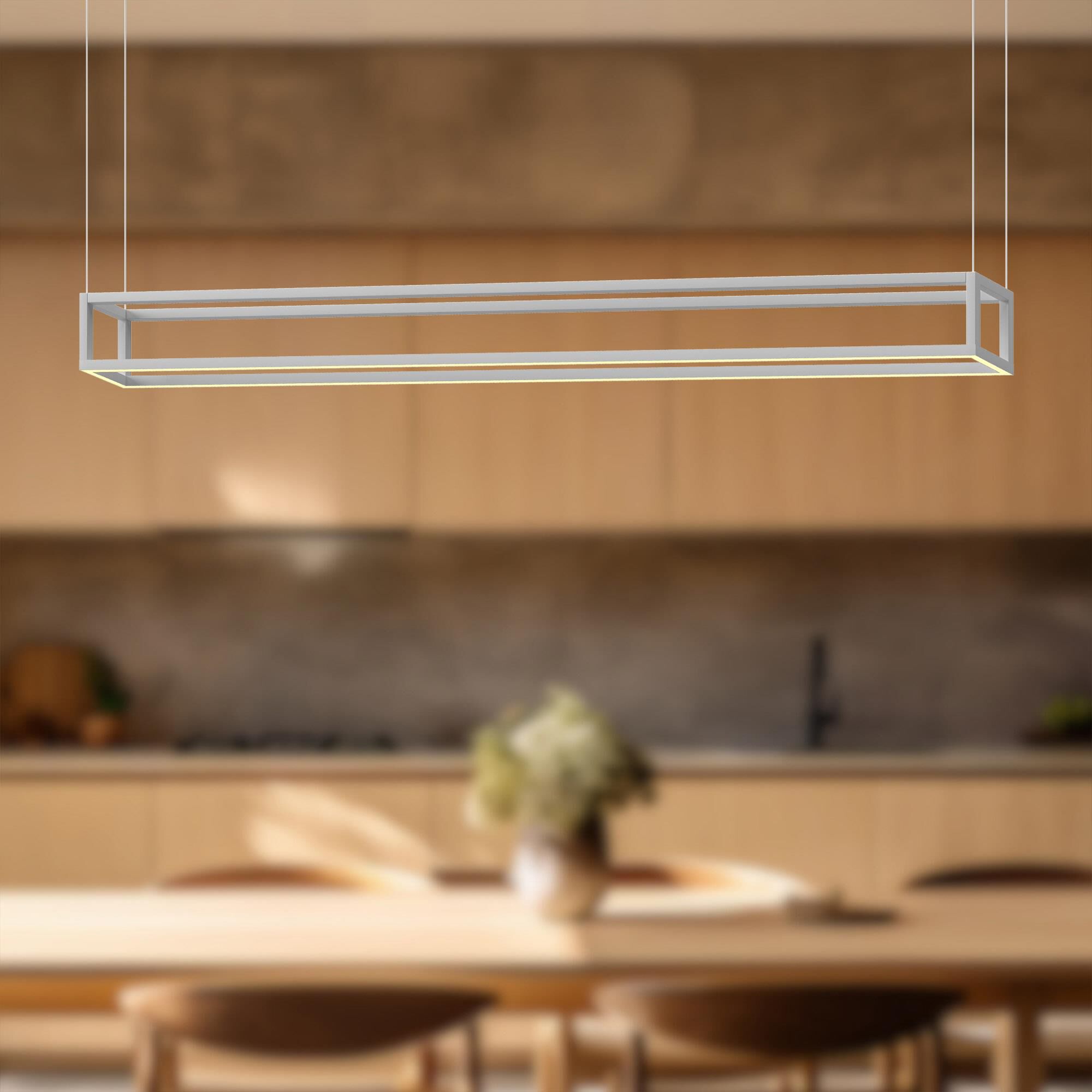 Plaza 59 Inch Linear Suspension Light Kuzco Lighting