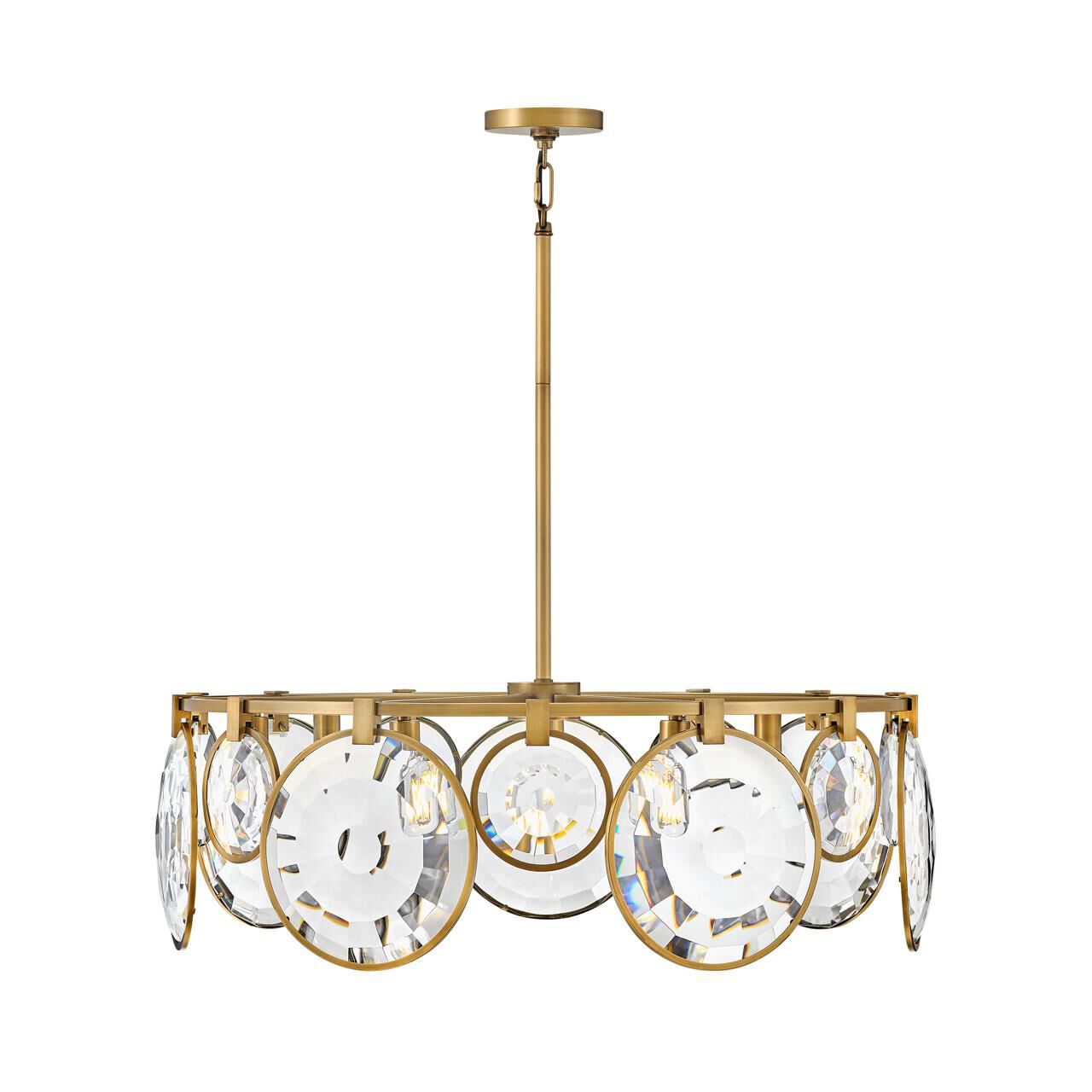 Nala 31 Inch 7 Light Chandelier by Fredrick Ramond