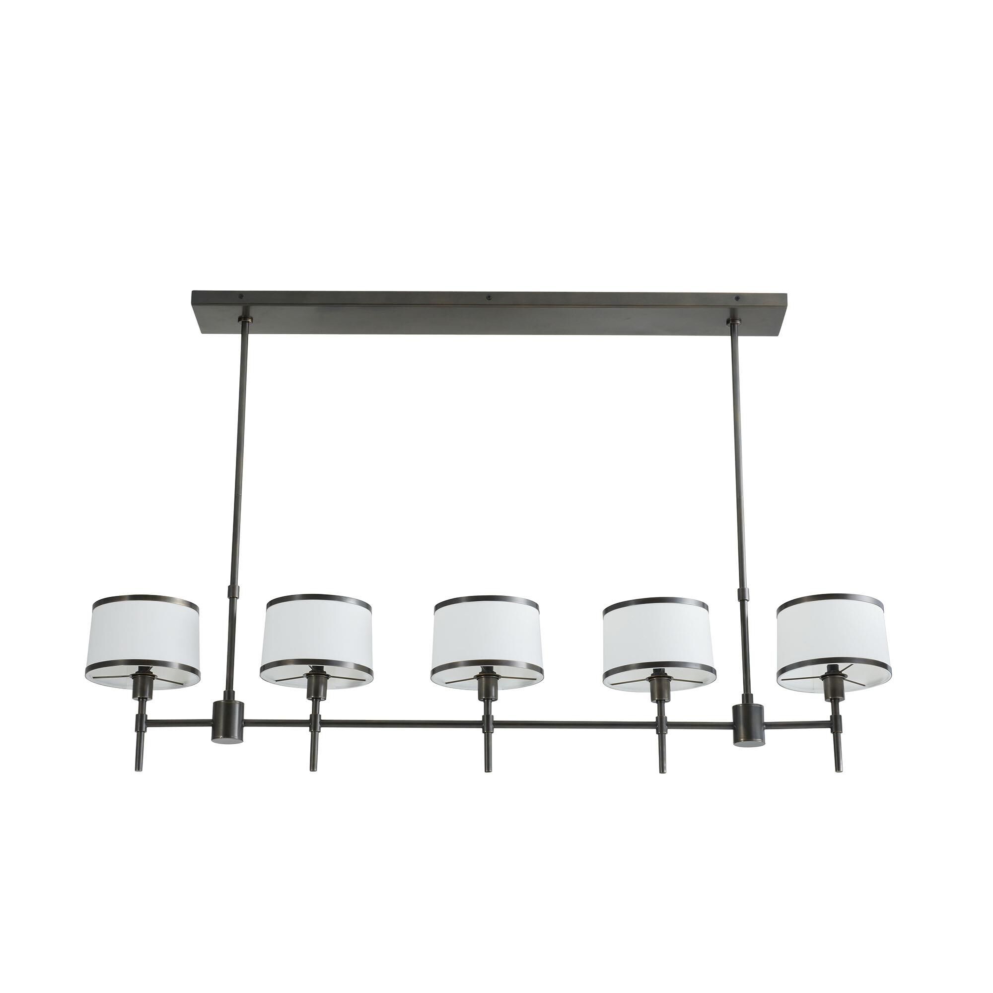 Luciano 50 Inch 5 Light Linear Suspension Light by Arteriors Home