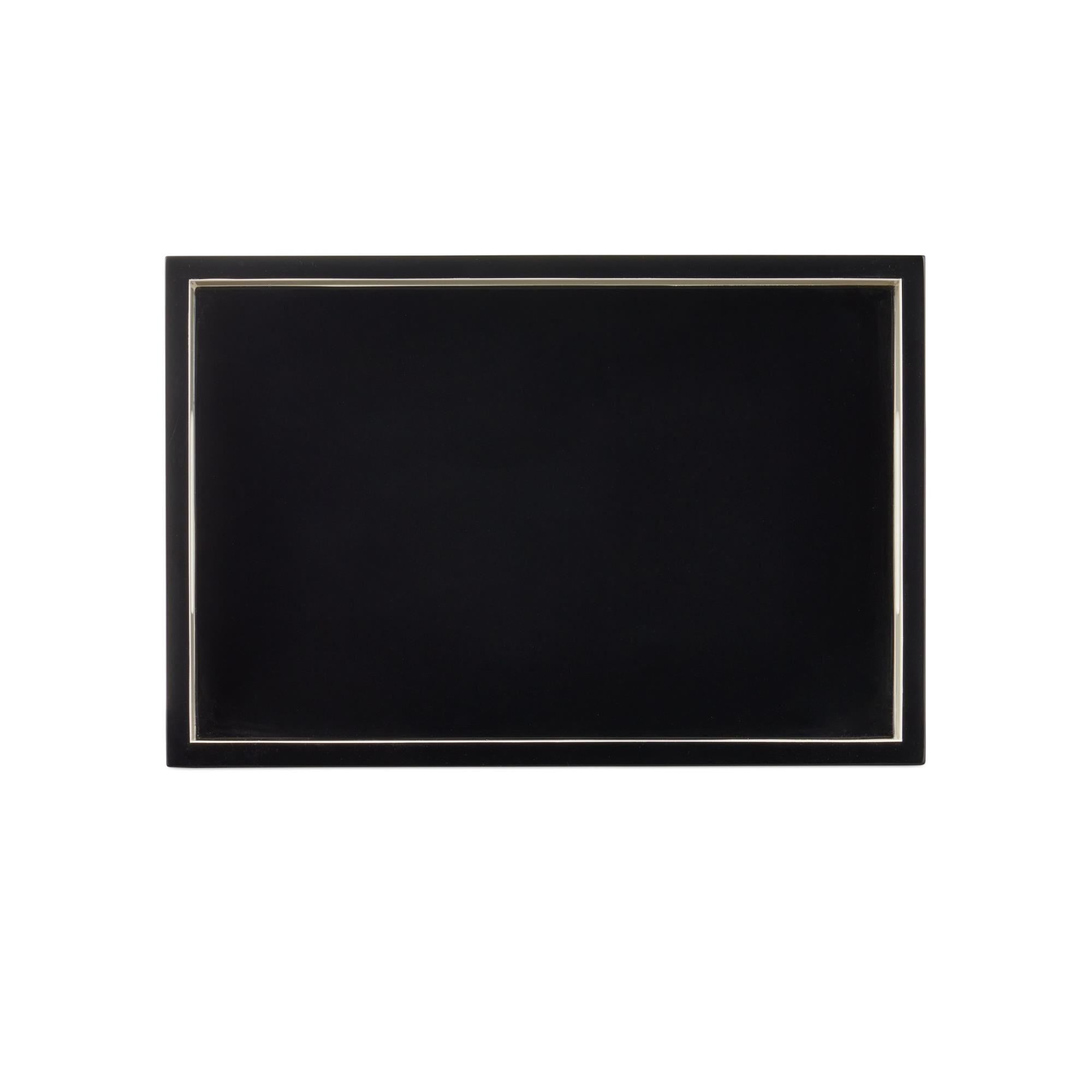 Ivory Lacquer Tray Set of 2 Tray by Currey and Company