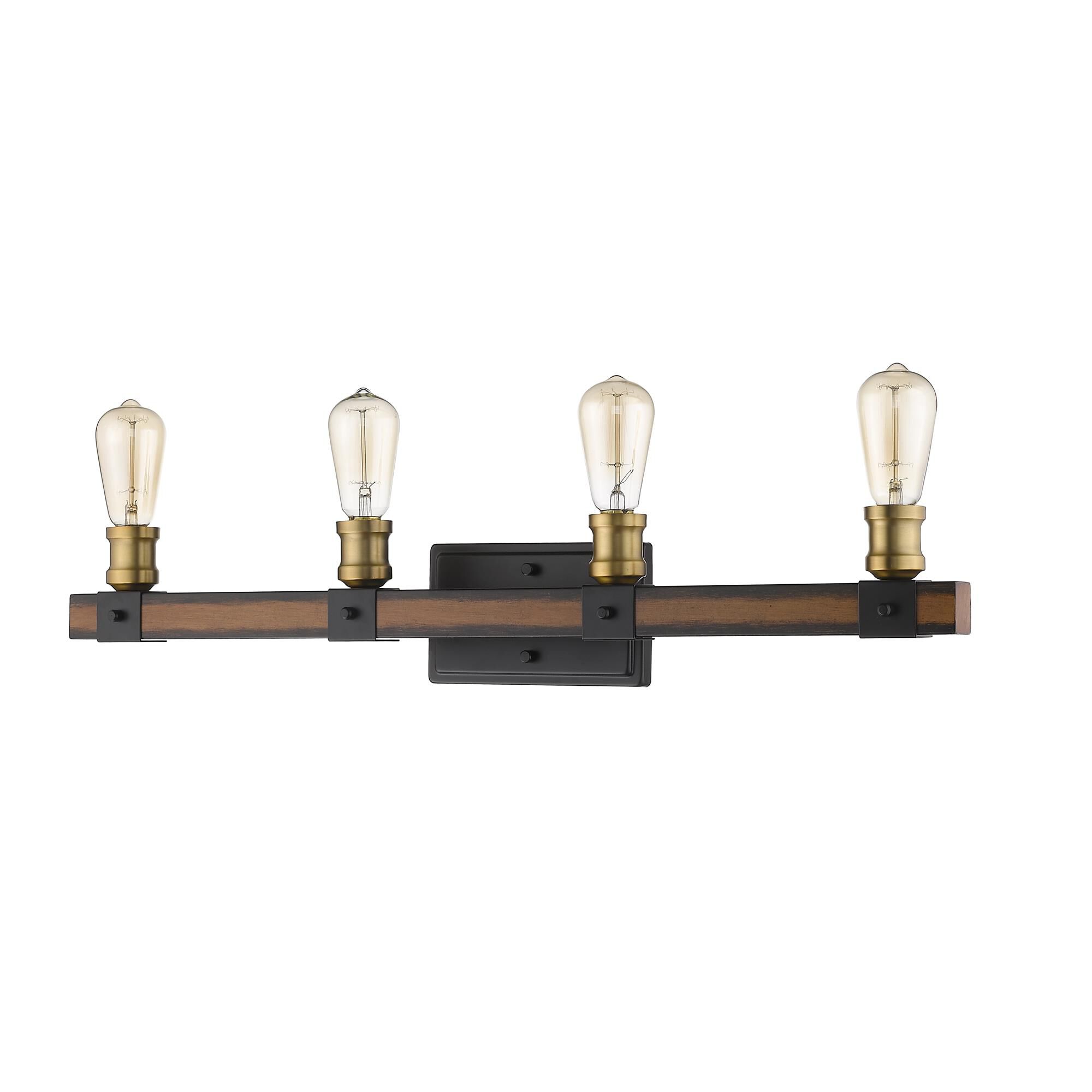 Shown in Rustic Mahogany finish and --- glass and --- shade
