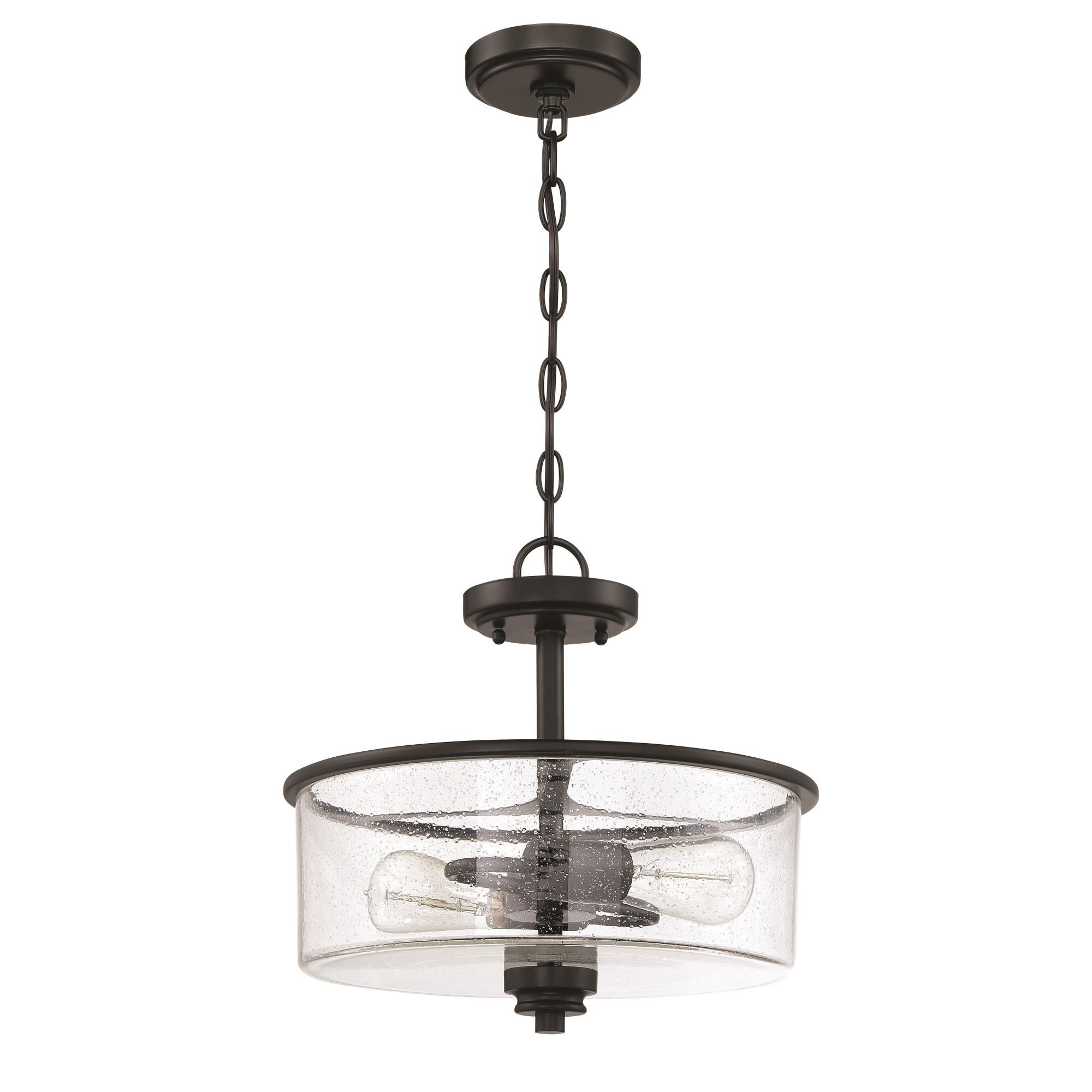 Bolden 13 Inch 2 Light Semi Flush Mount by Craftmade