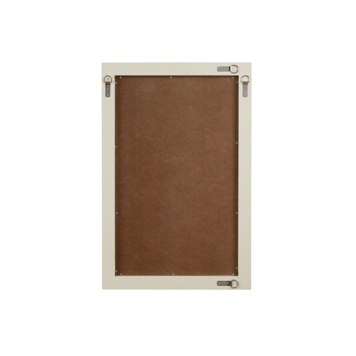 Rectangular mirror 36x24 inch in chevron Wall Mirror by Elegant Decor