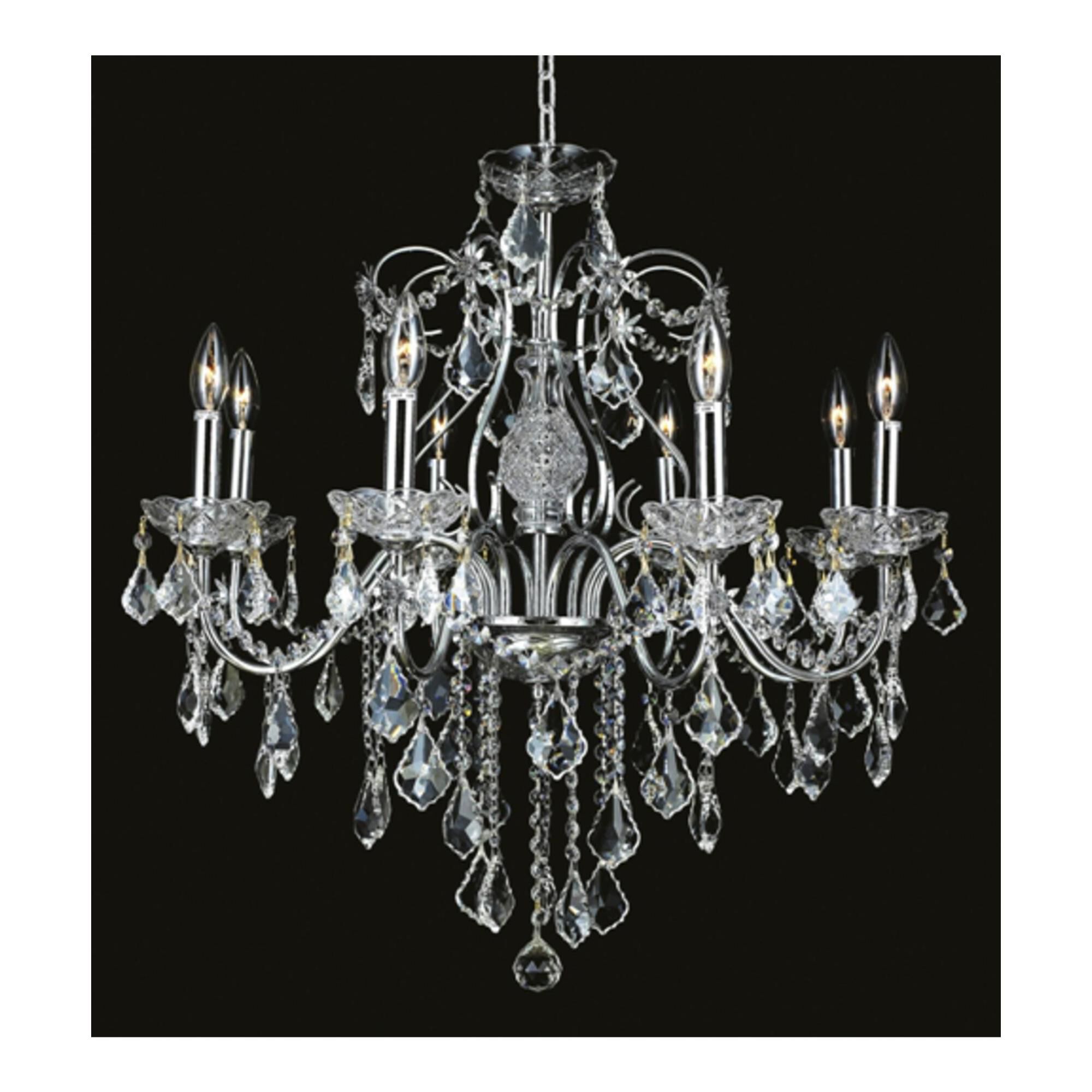St. Francis 26 Inch 8 Light Chandelier by Elegant Lighting