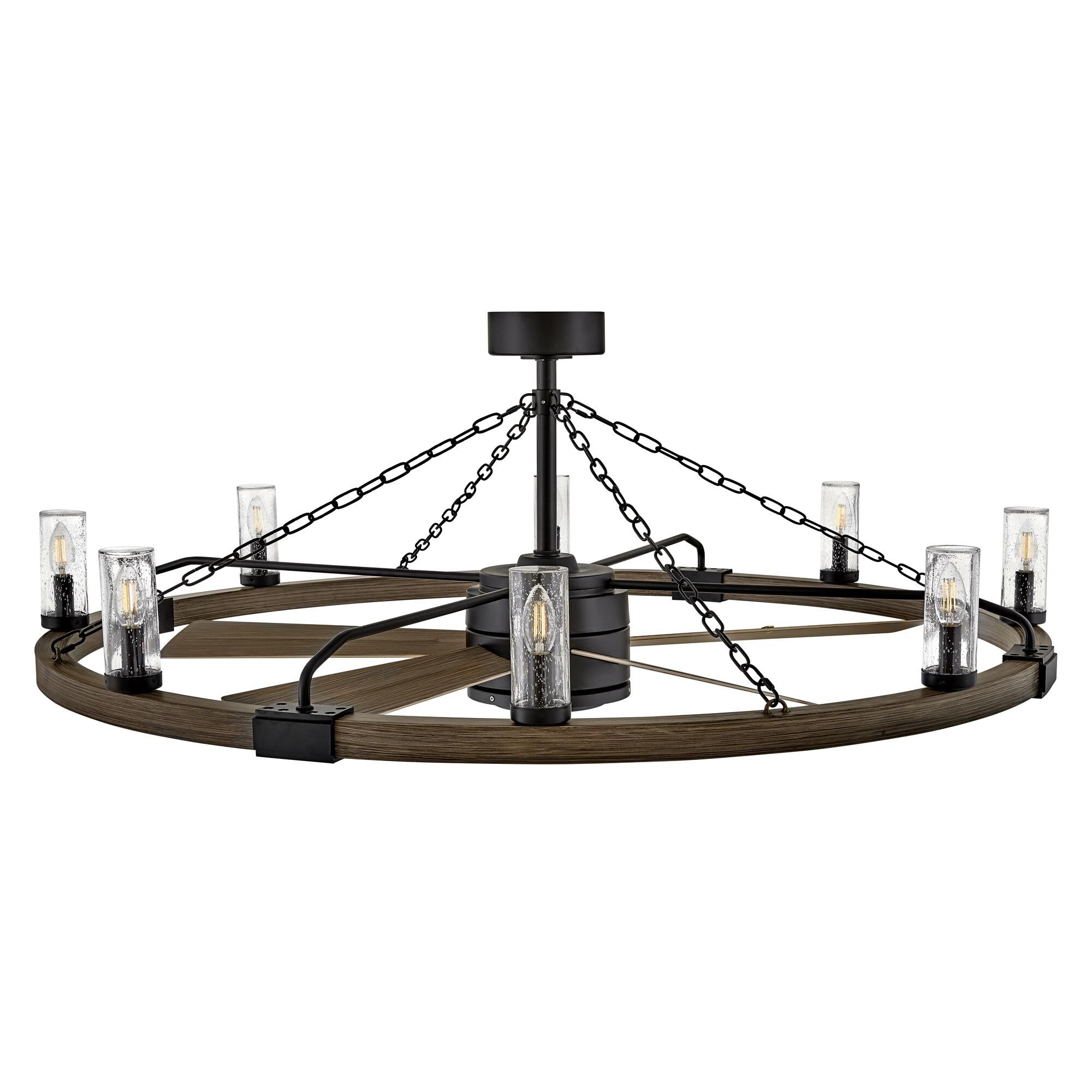 Sawyer 44 Inch Chandelier Ceiling Fan with Light Kit,