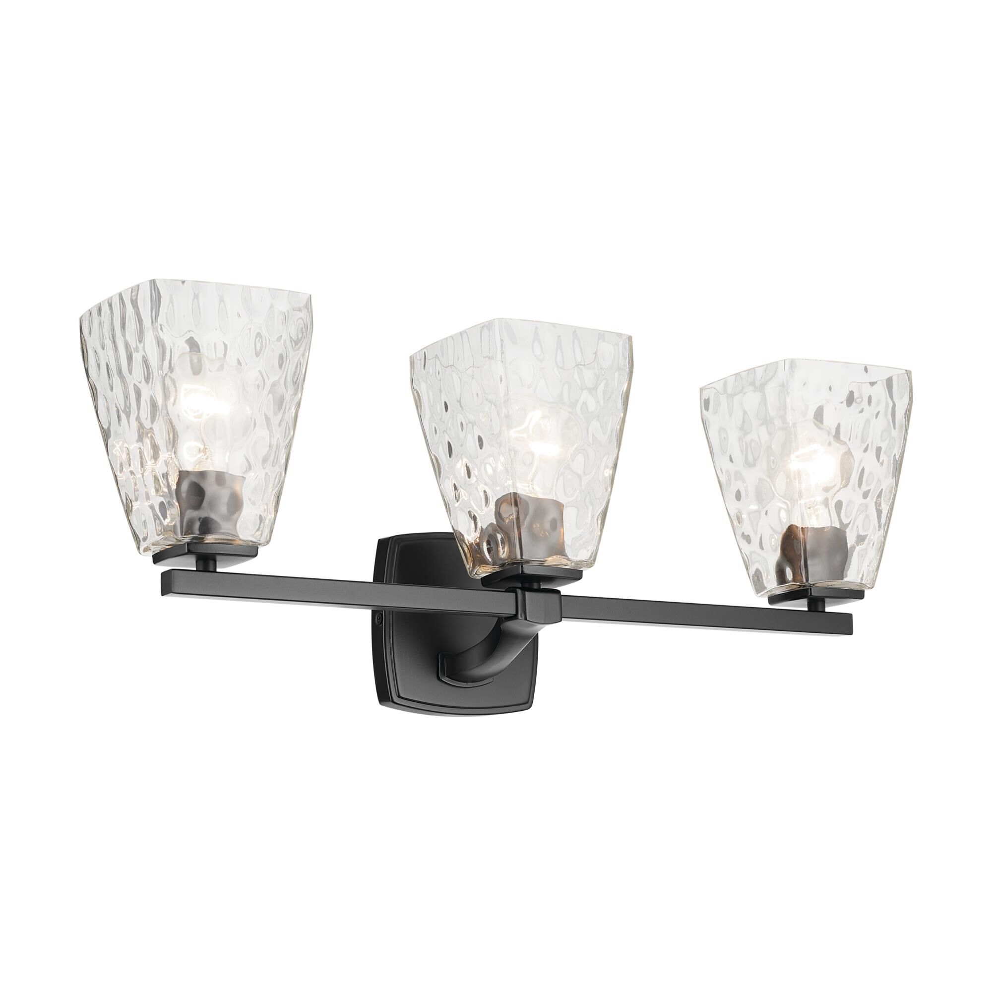 Shown in Black finish and Clear Water glass