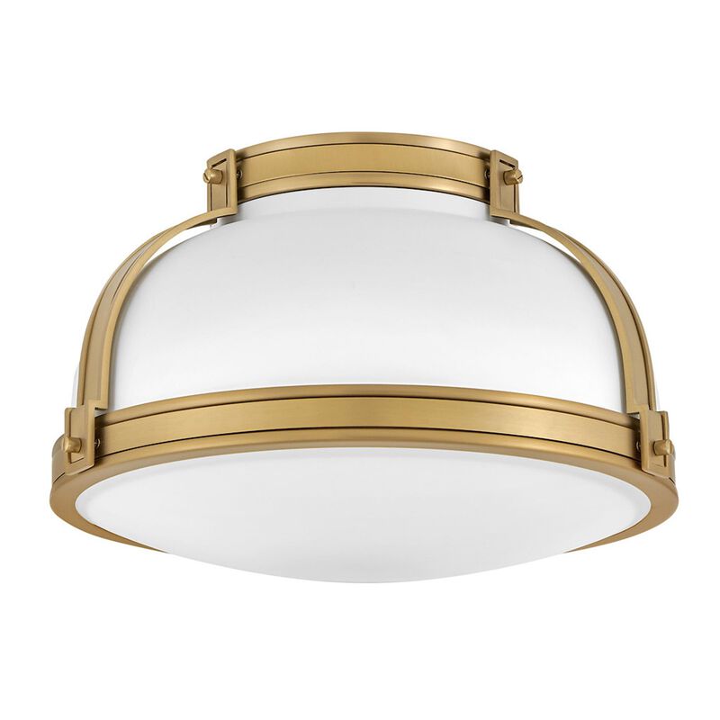 Barton 14 Inch 2 Light Flush Mount by Hinkley