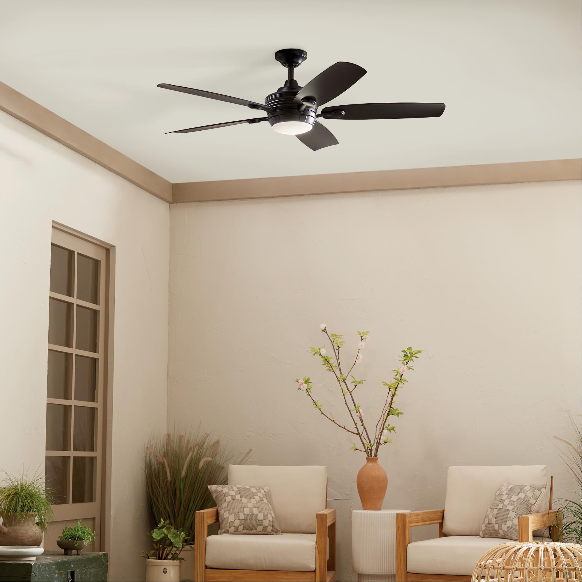 Tranquil 56 Inch Ceiling Fan with Light Kit by Kichler Lighting