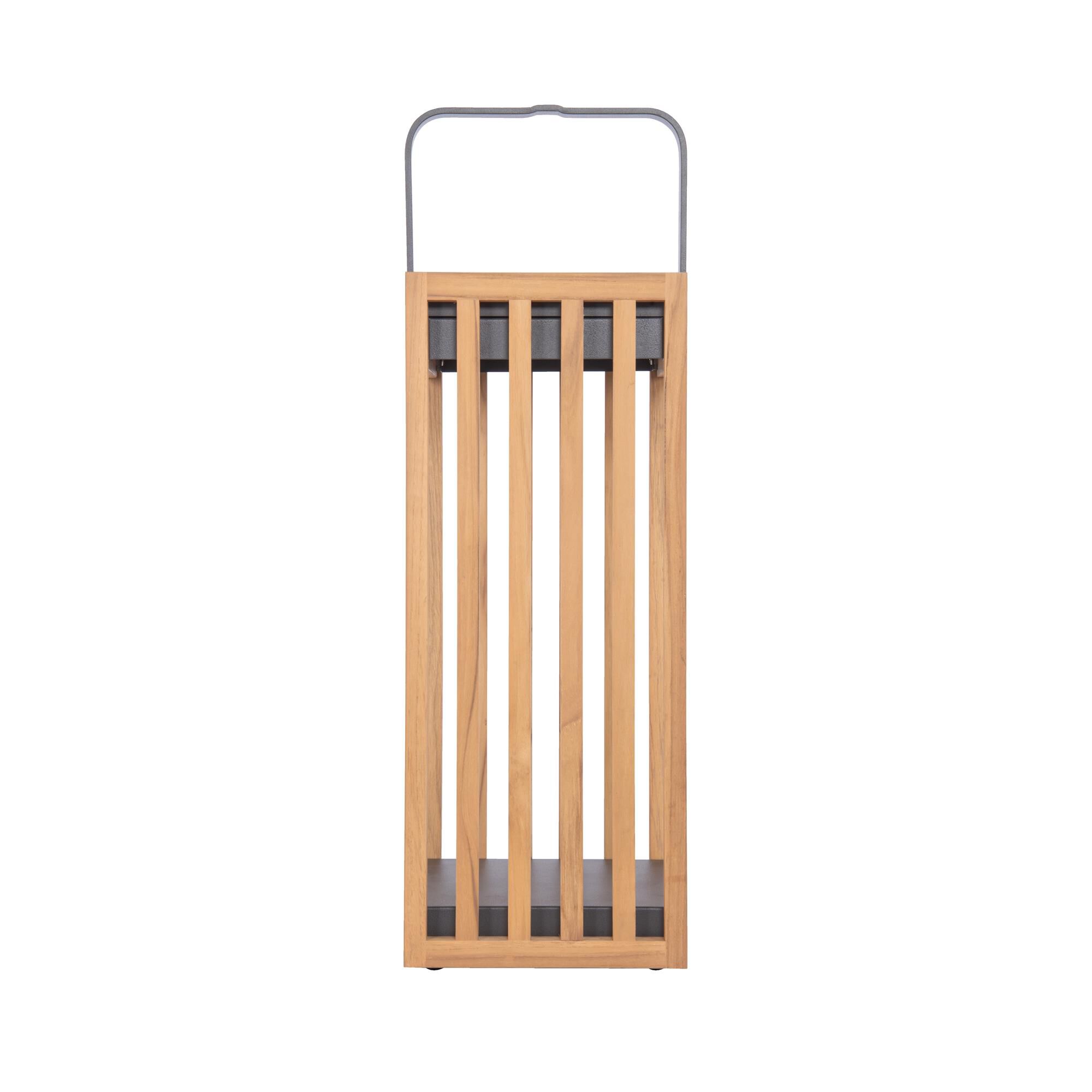 Teak 20 Inch Outdoor Table Lamp,