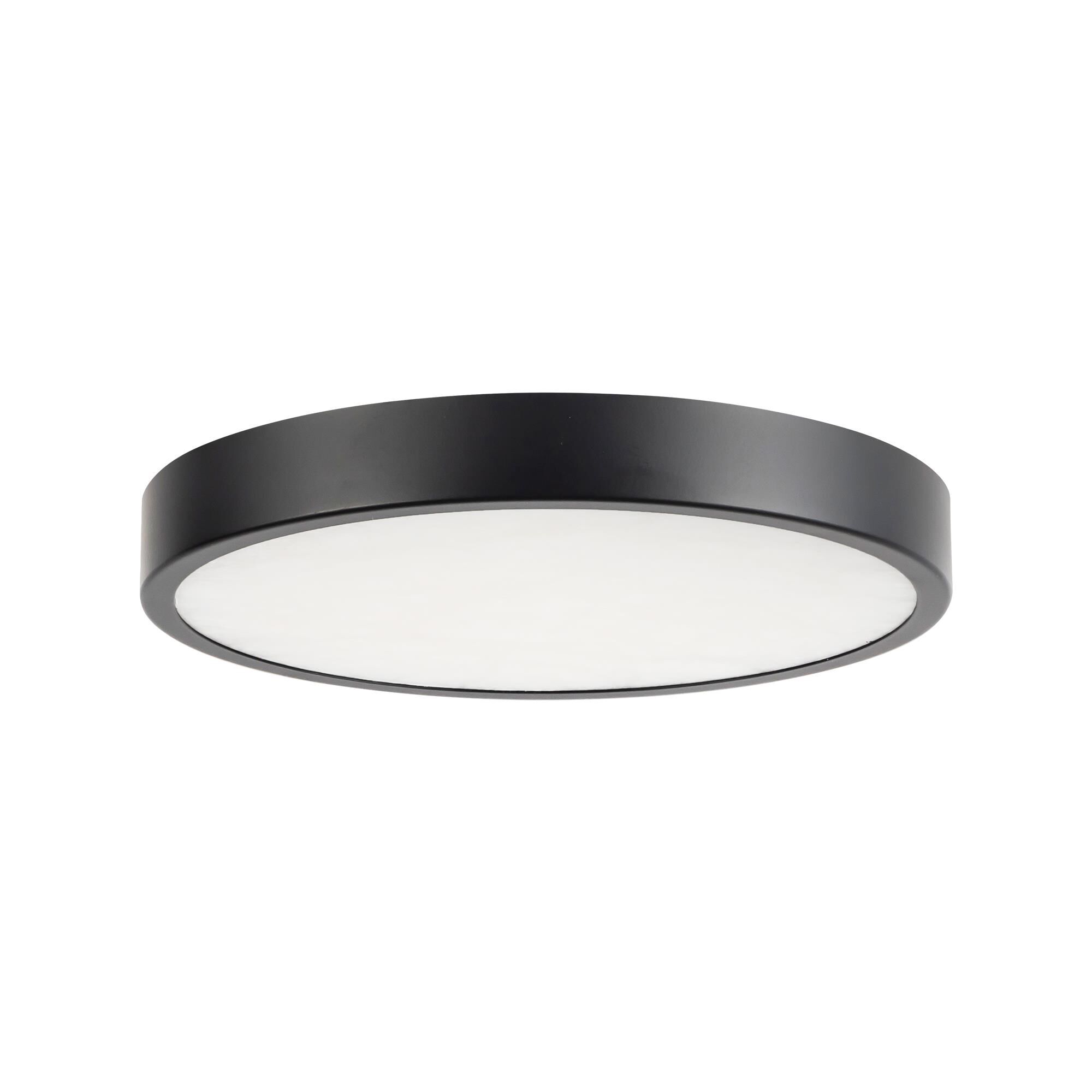 Shown in Matte Black finish and Alabaster glass