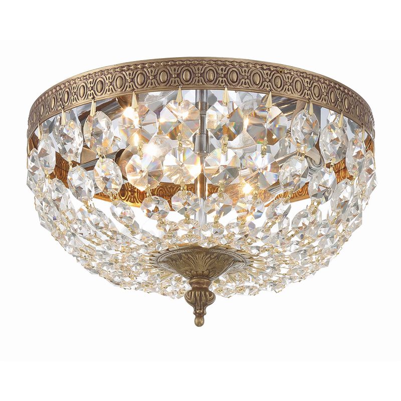 Ceiling 10 Inch 2 Light Semi Flush Mount by Crystorama