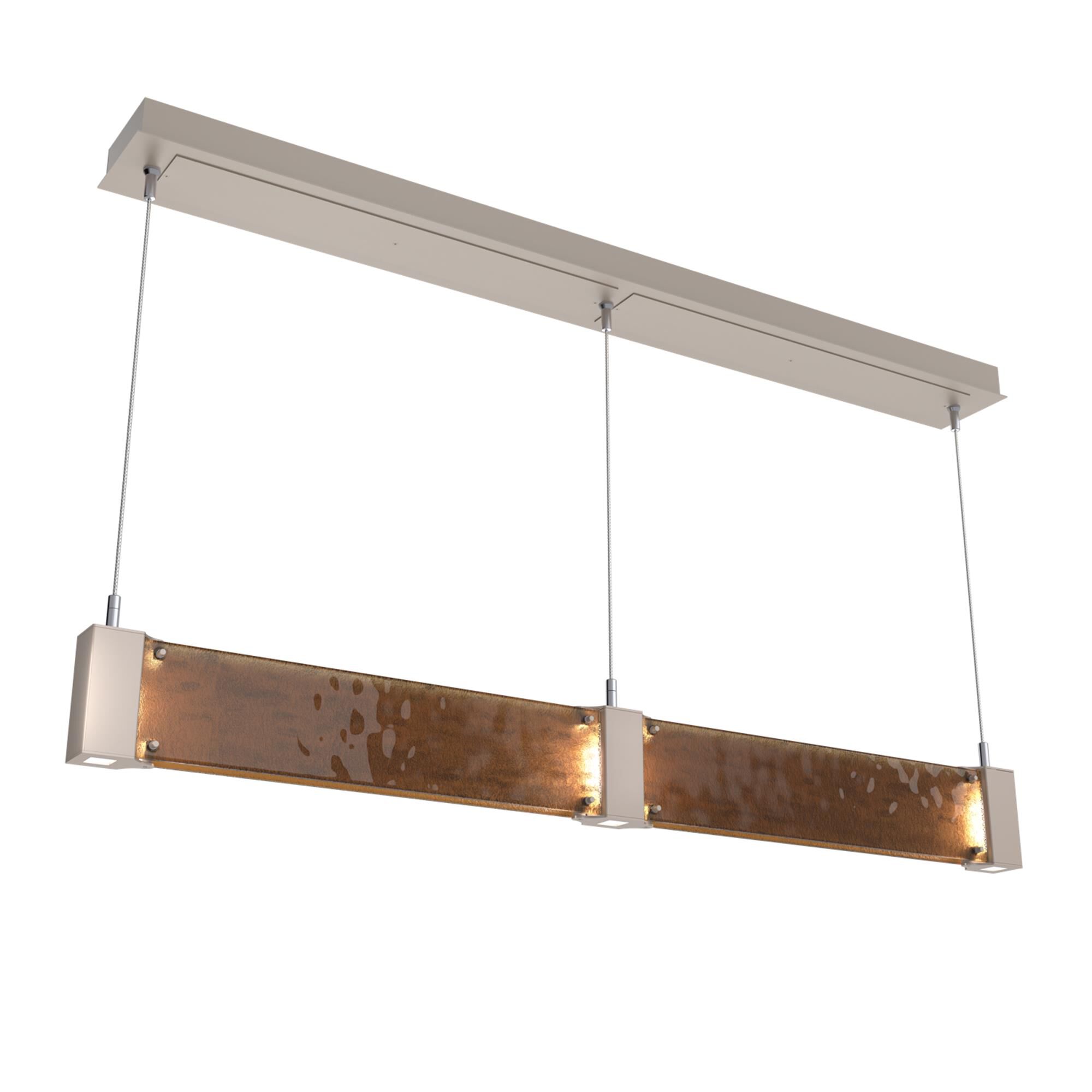 Parallel 48 Inch 7 Light LED Linear Suspension Light by Hammerton Studio