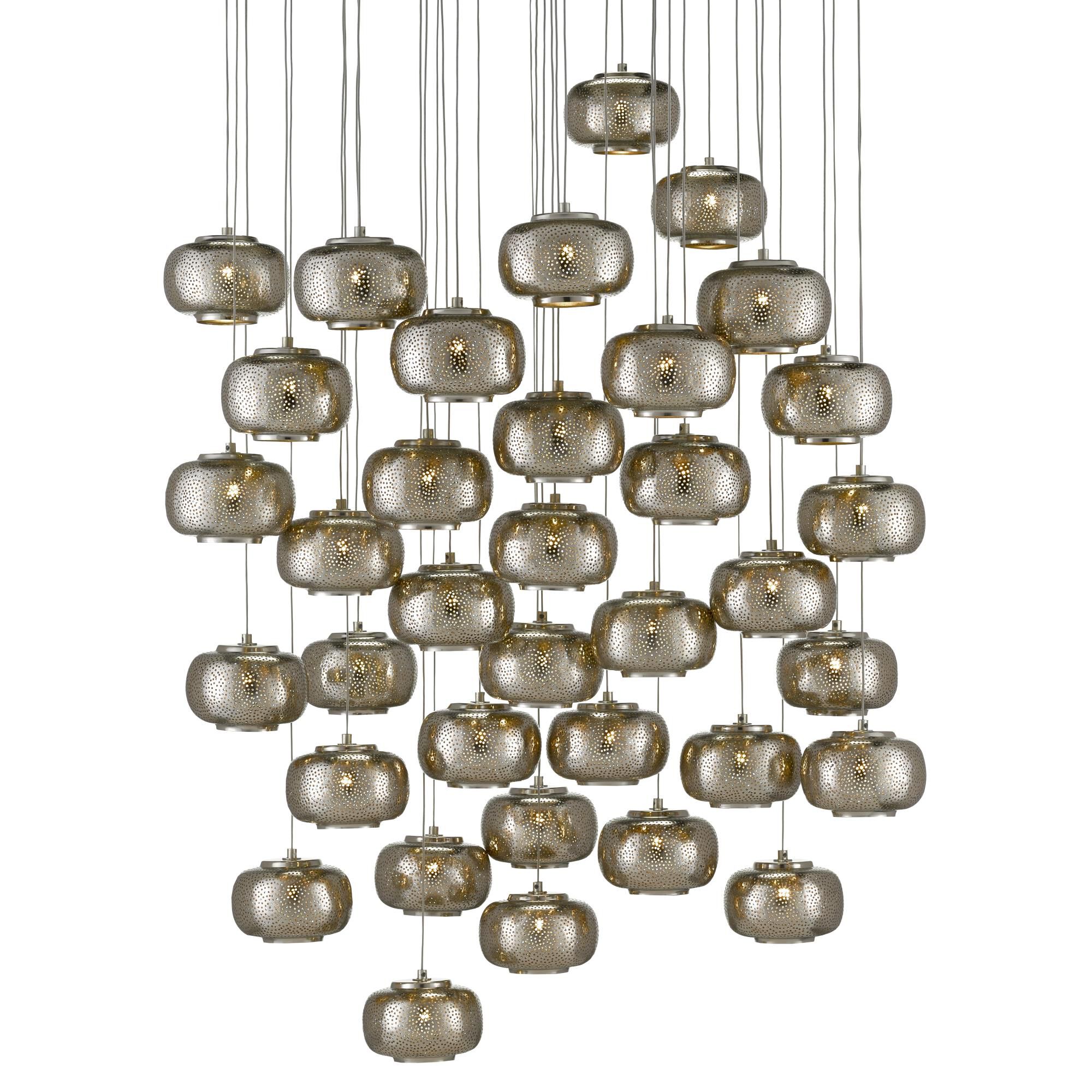 Pepper 36 Light LED Multi Light Pendant by Currey and Company