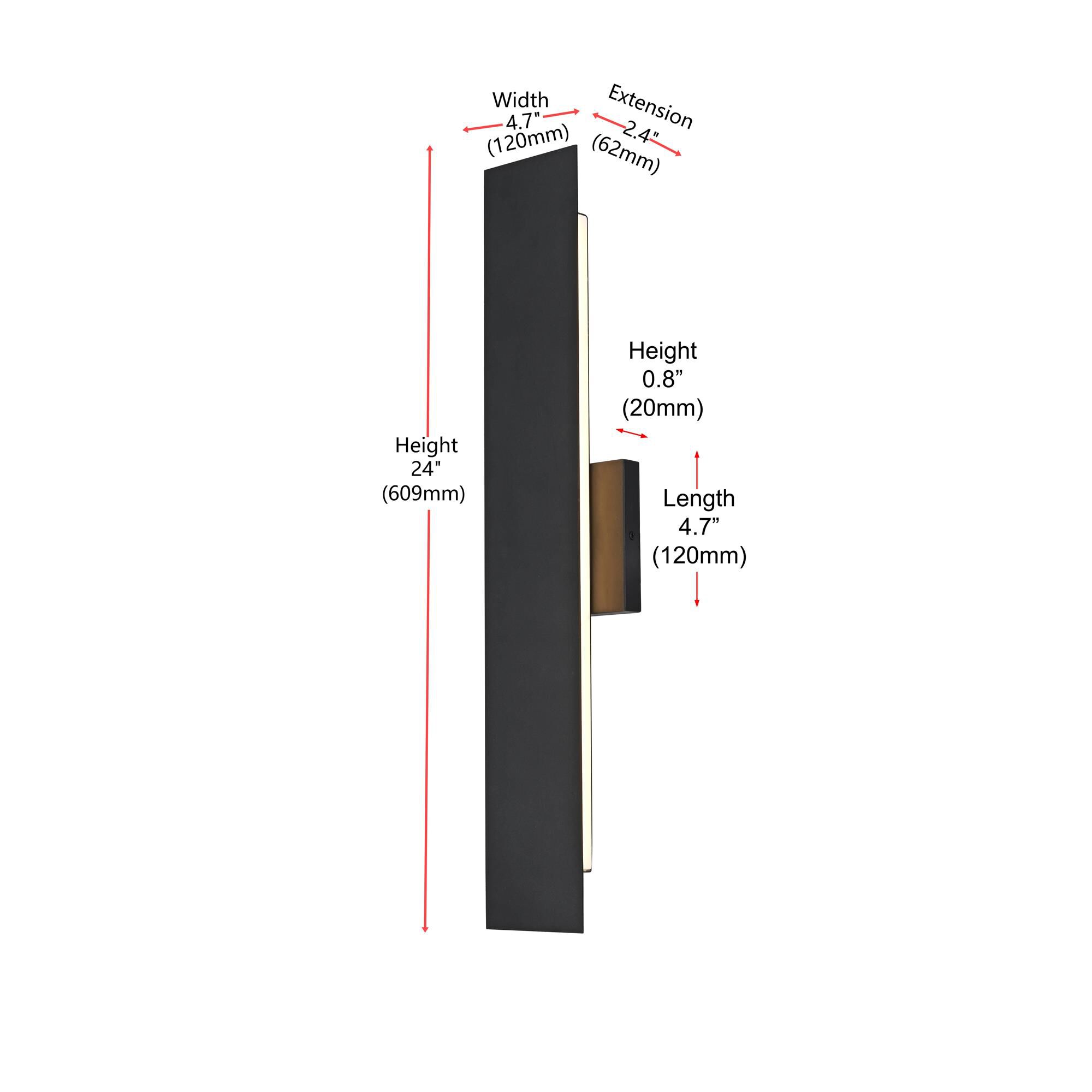 Shown in Black finish