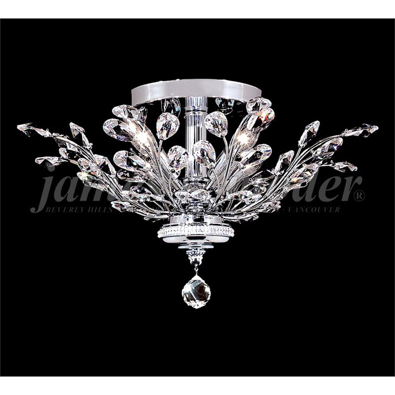 Florale 21 Inch Semi Flush Mount by James R. Moder