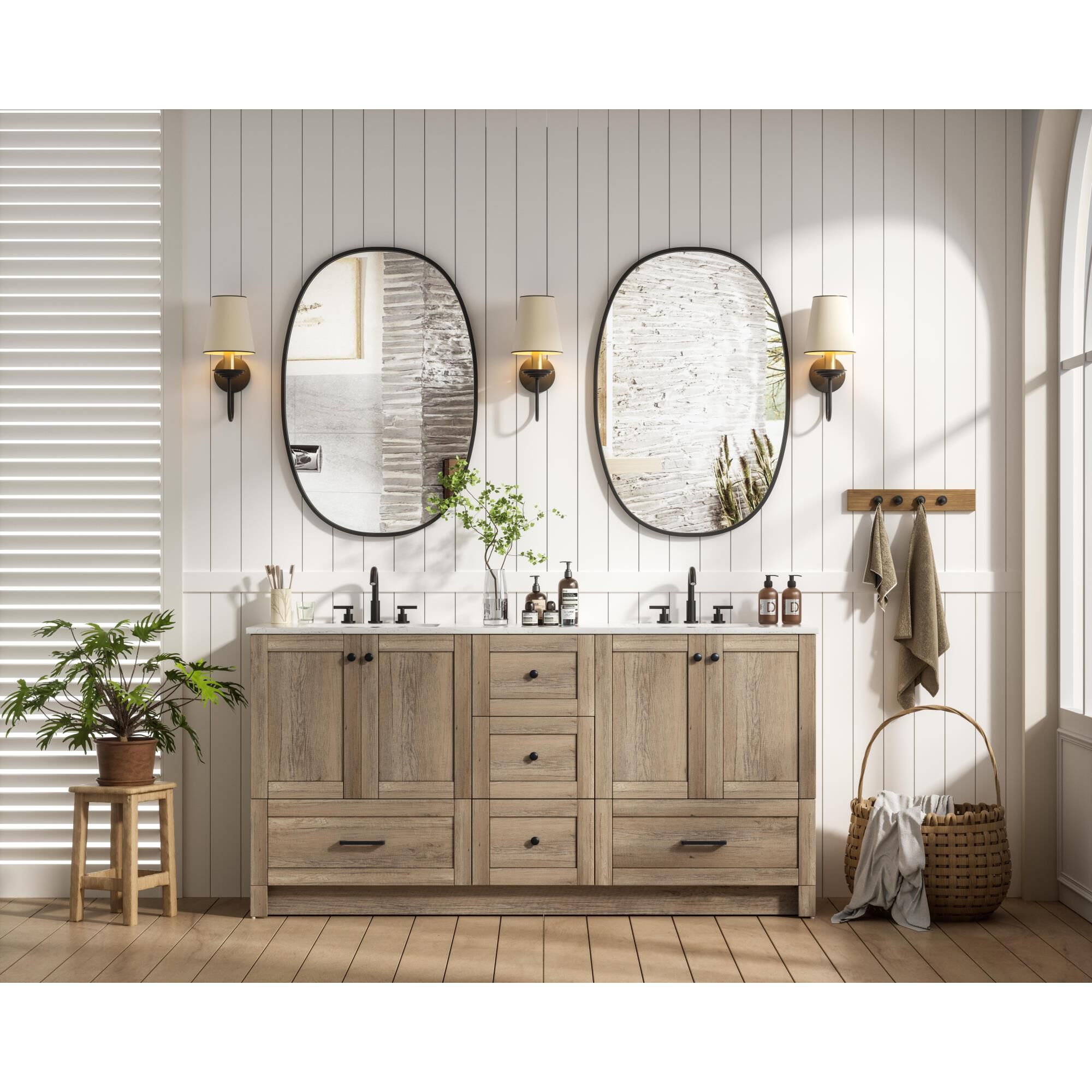 Soma 66 Inch Bath Vanity by Elegant Dcor
