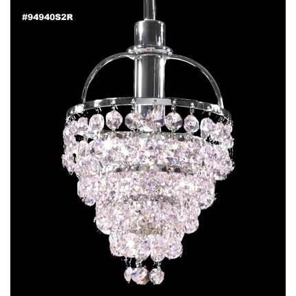 Shown in Silver finish and Imperial Rosa crystal 