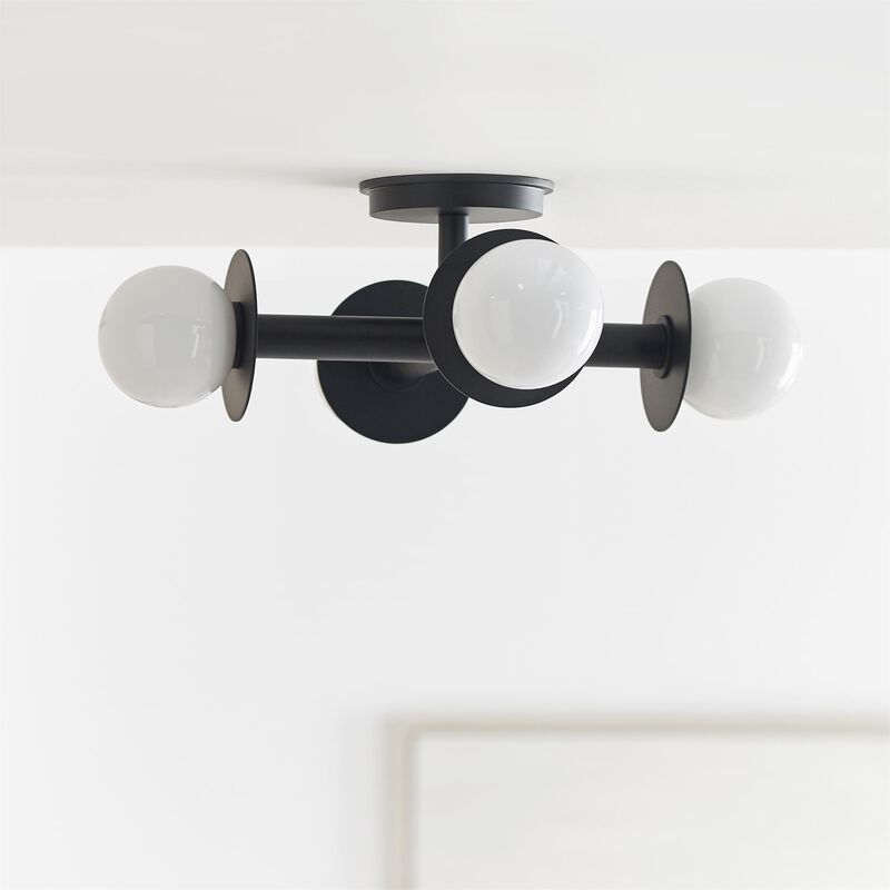 Kelly Wearstler Nodes 18 Inch 4 Light Semi Flush Mount by Visual Comfort Studio