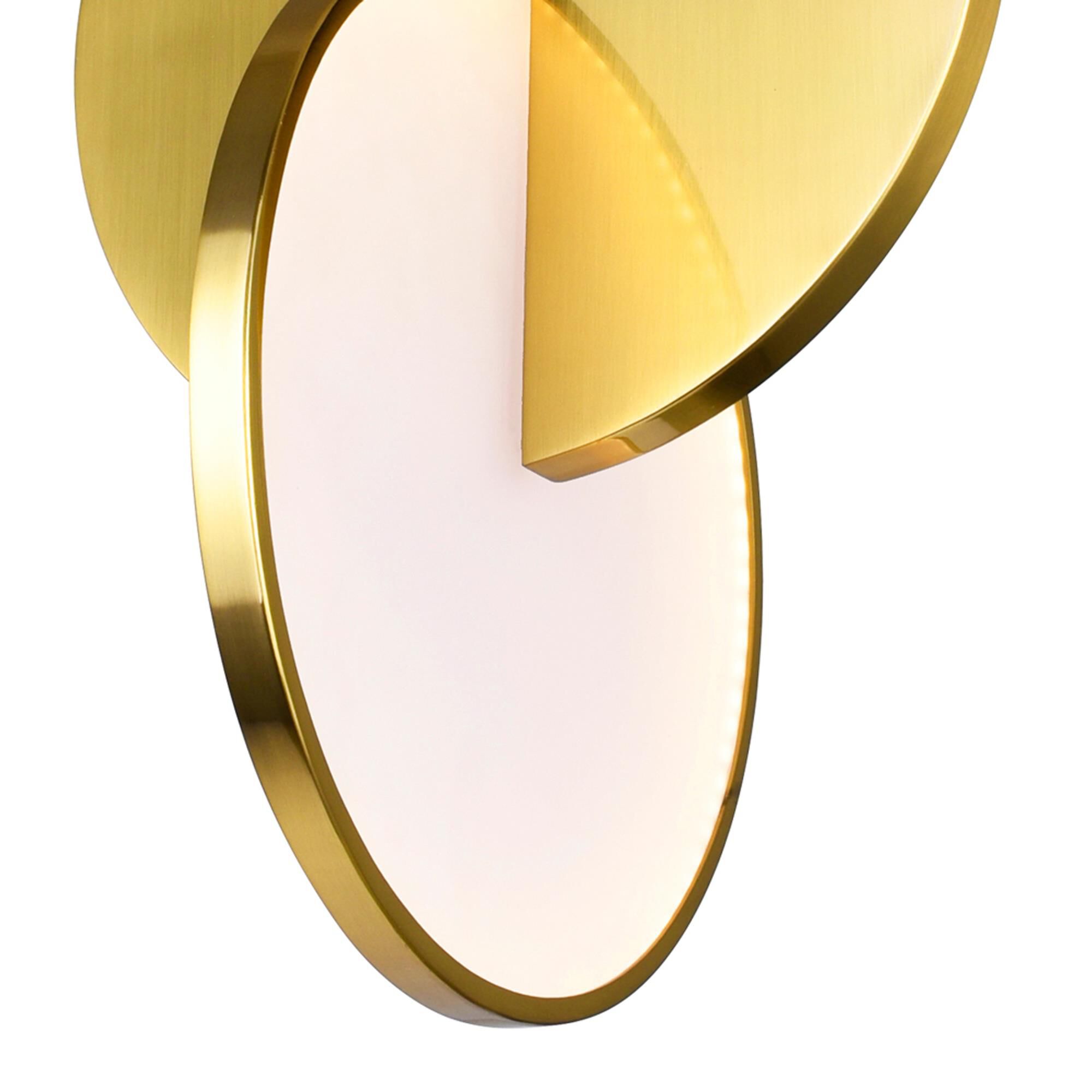 Shown in Brushed Brass finish