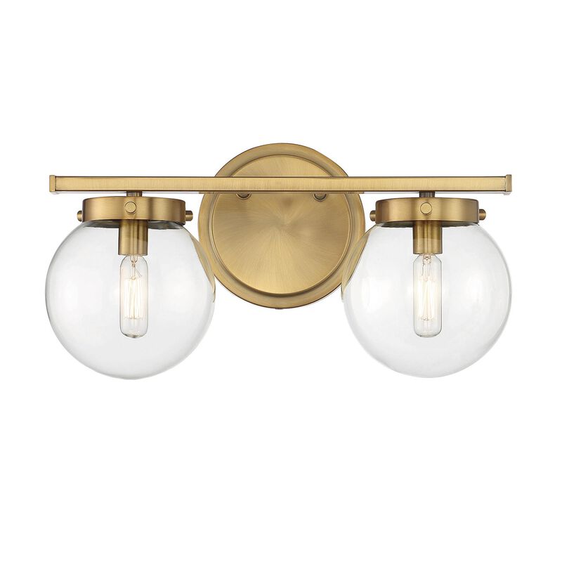 16 Inch 2 Light LED Bath Vanity Light by Meridian Lighting