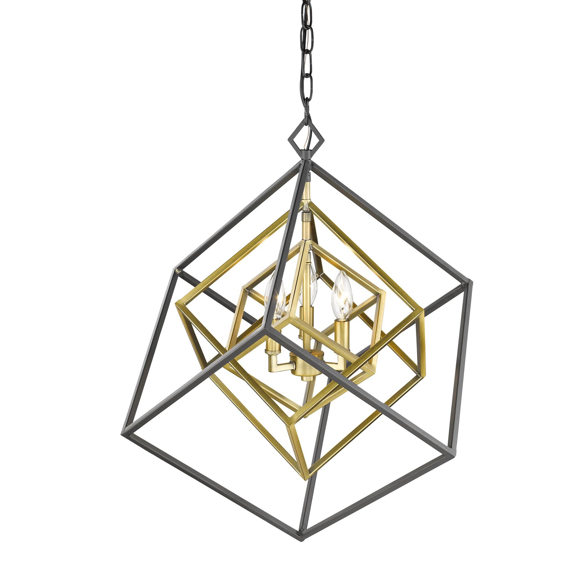 Shown in Olde Brass + Bronze finish and --- glass and --- shade