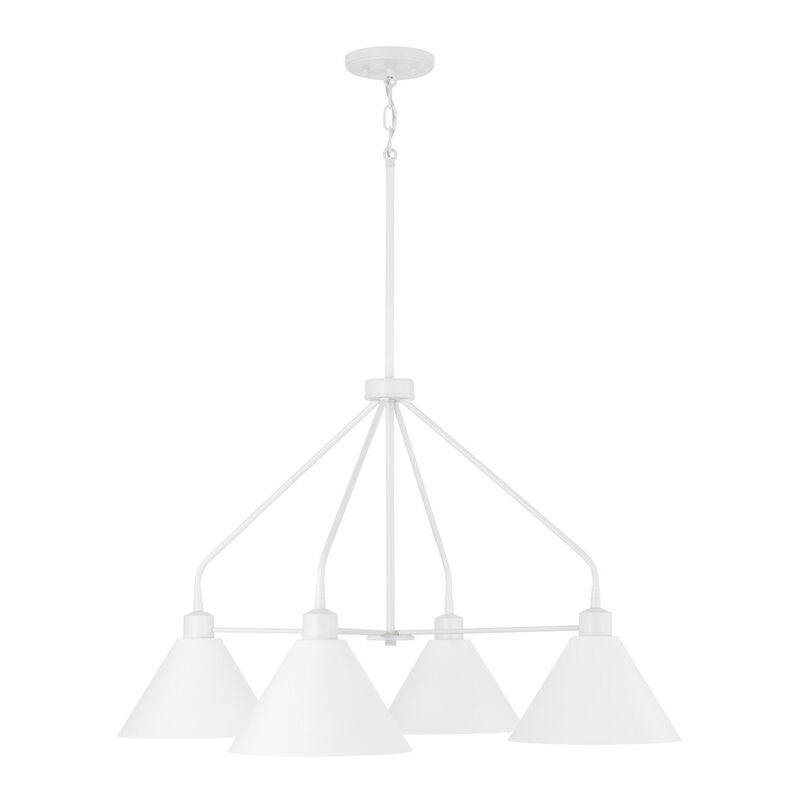 Alden 32 Inch 4 Light Chandelier by Capital Lighting Fixture Company