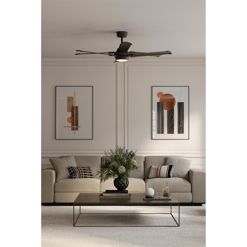 Soarin 56 Inch Ceiling Fan with Light Kit by Minka Aire