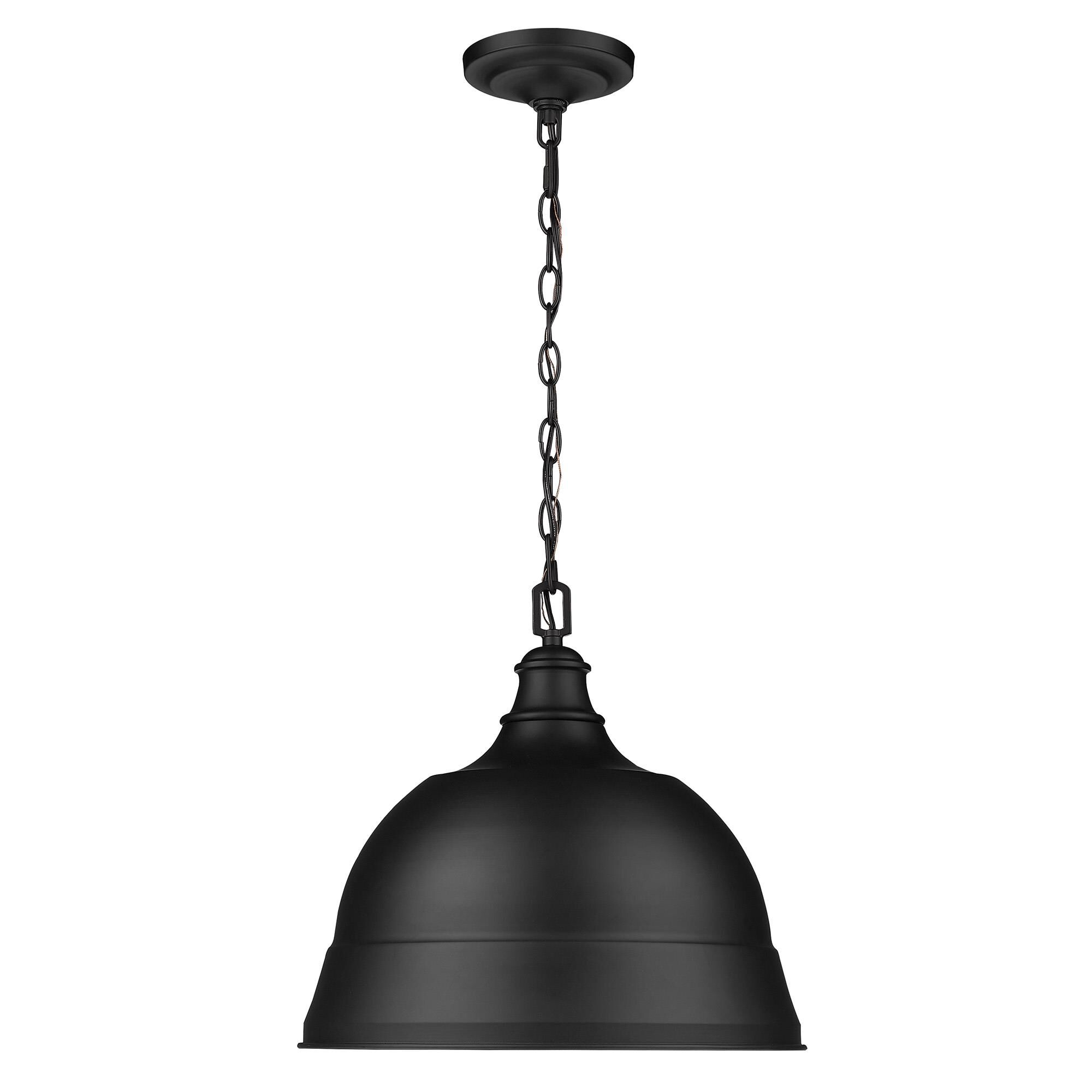 Rebel 15 Inch Large Pendant by Golden Lighting
