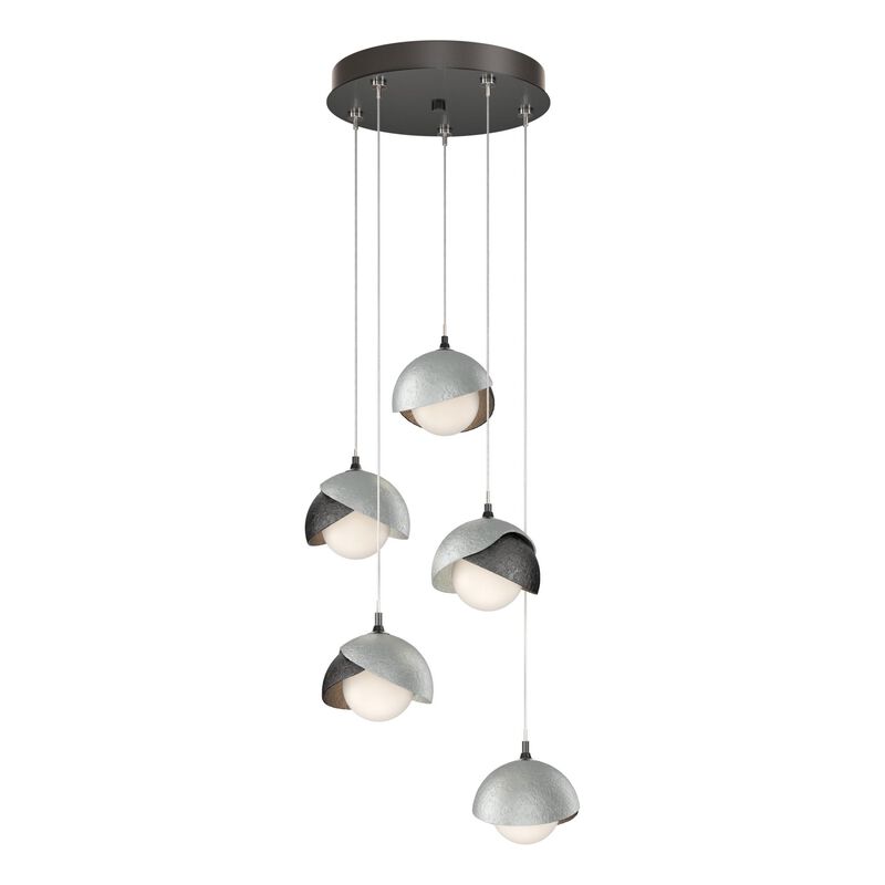 Brooklyn 16 Inch 5 Light Multi Light Pendant by Hubbardton Forge