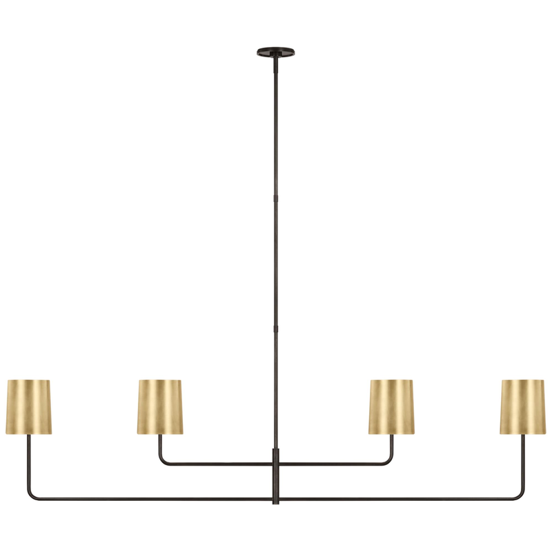 Barbara Barry Go Lightly 70 Inch 4 Light LED Linear Suspension Light by Visual Comfort Signature Collection