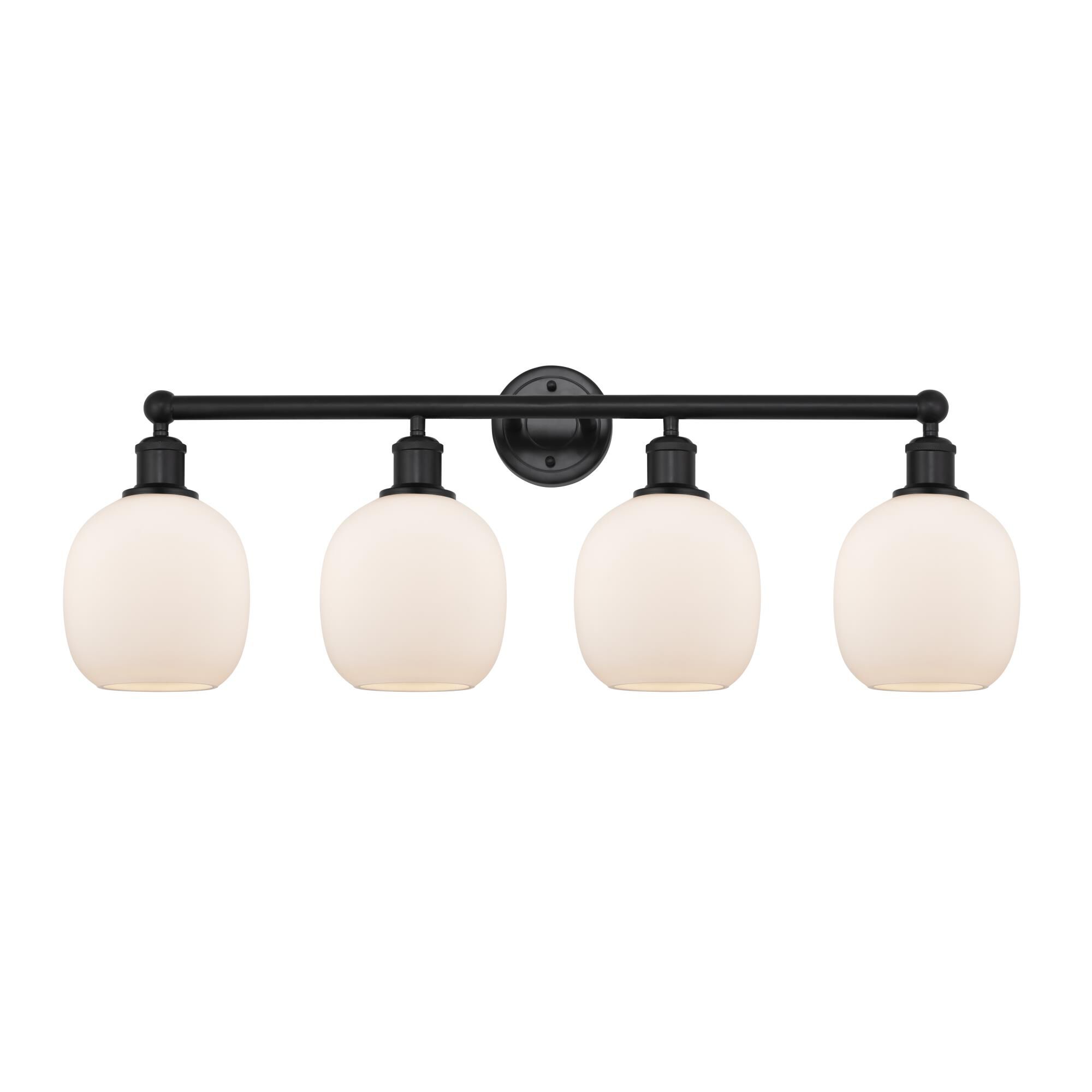 Shown in Matte Black, Matte White finish and Matte White glass and Matte White Glass shade