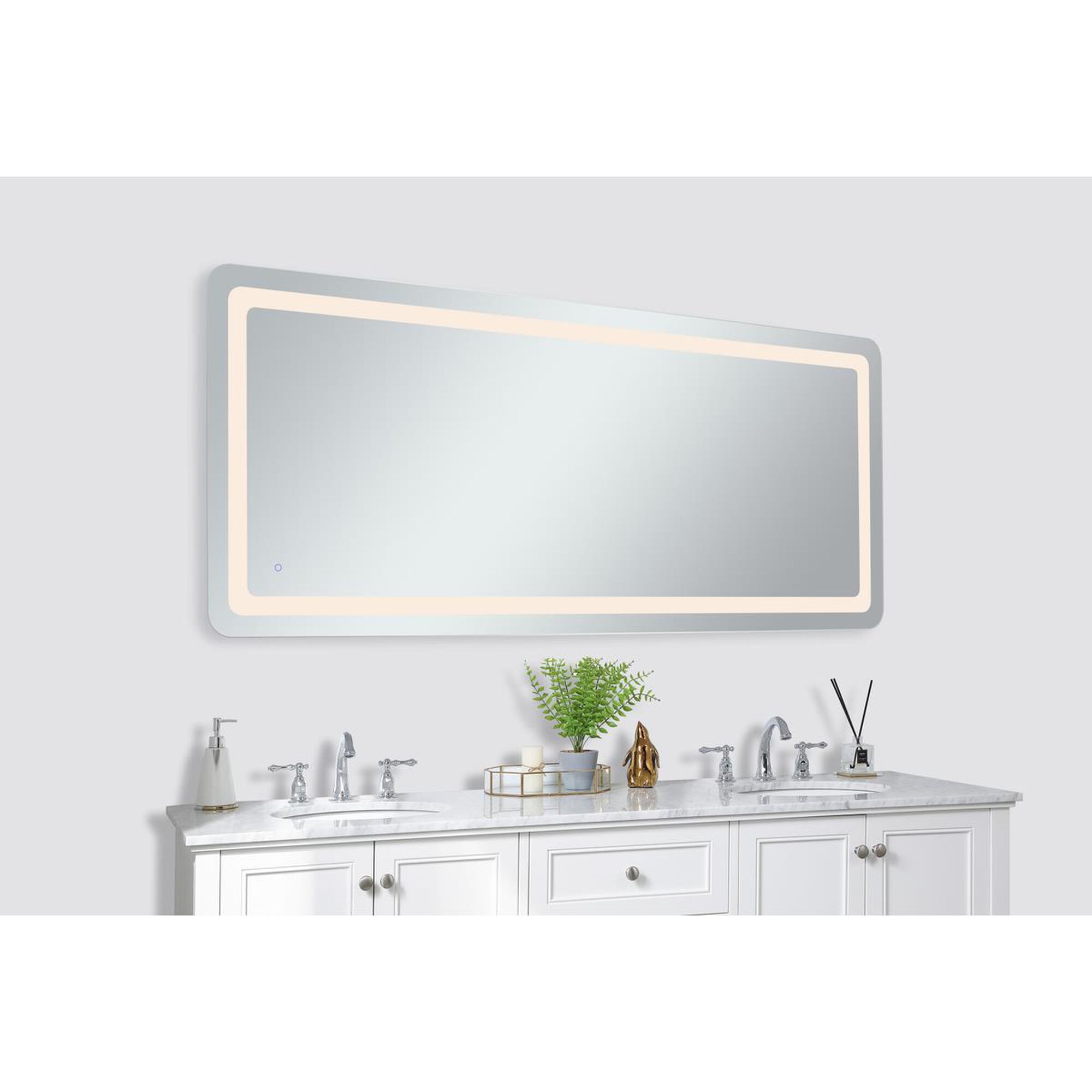 Genesis 72 Inch Tall LED Lighted Mirror,