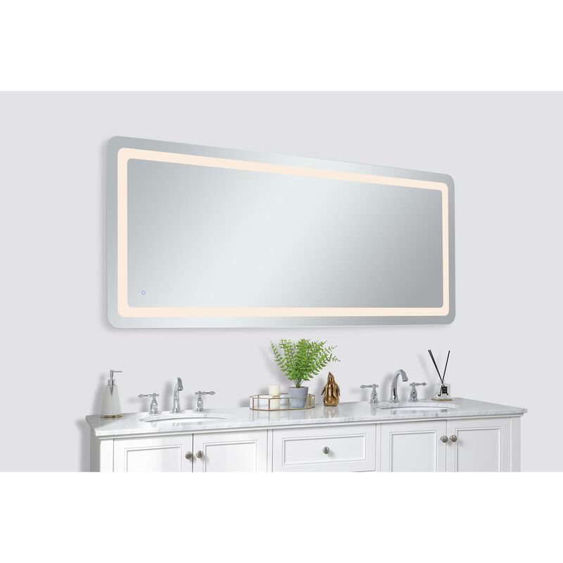Genesis 72 Inch Tall LED Lighted Mirror by Elegant Decor