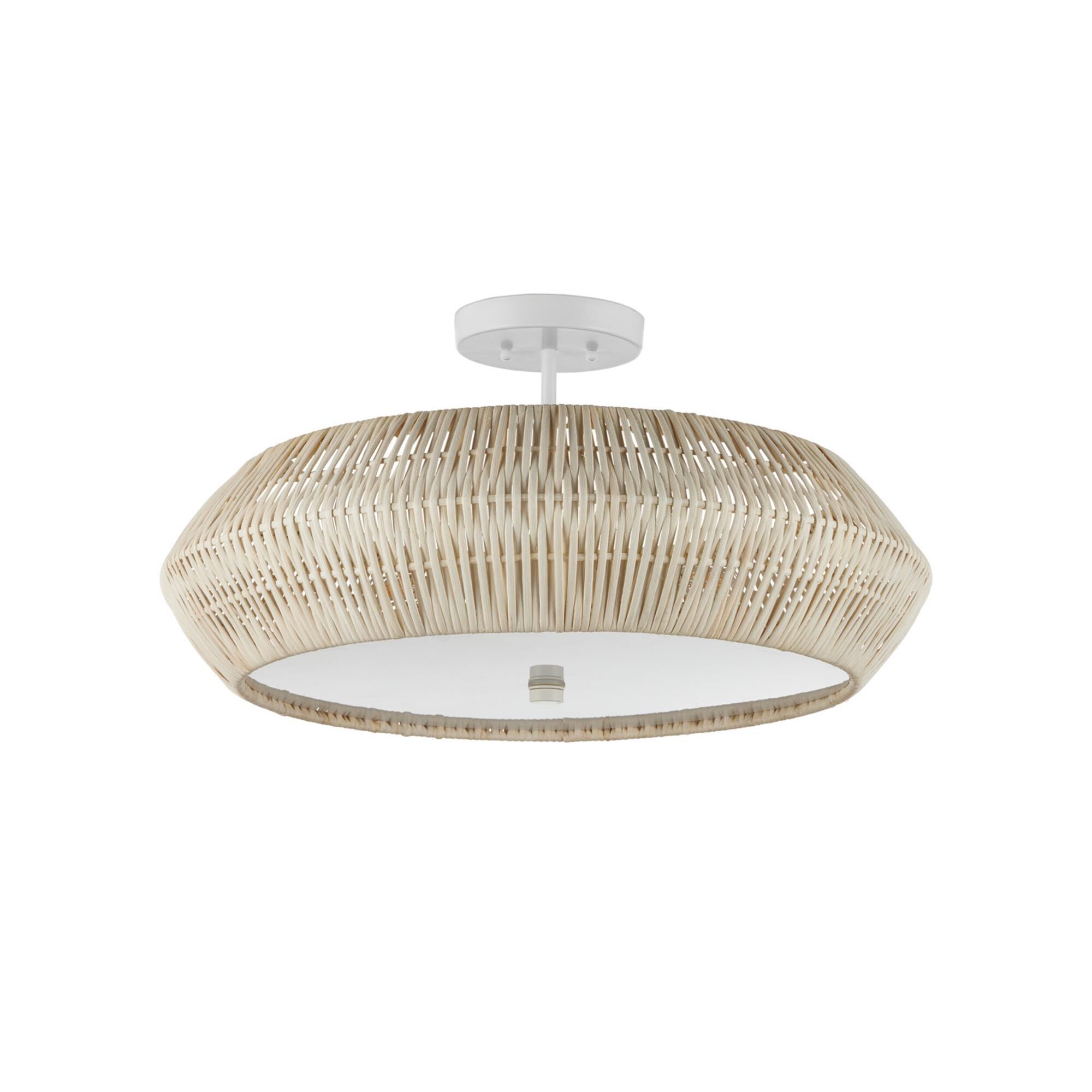 Antibes 24 Inch Semi Flush Mount,