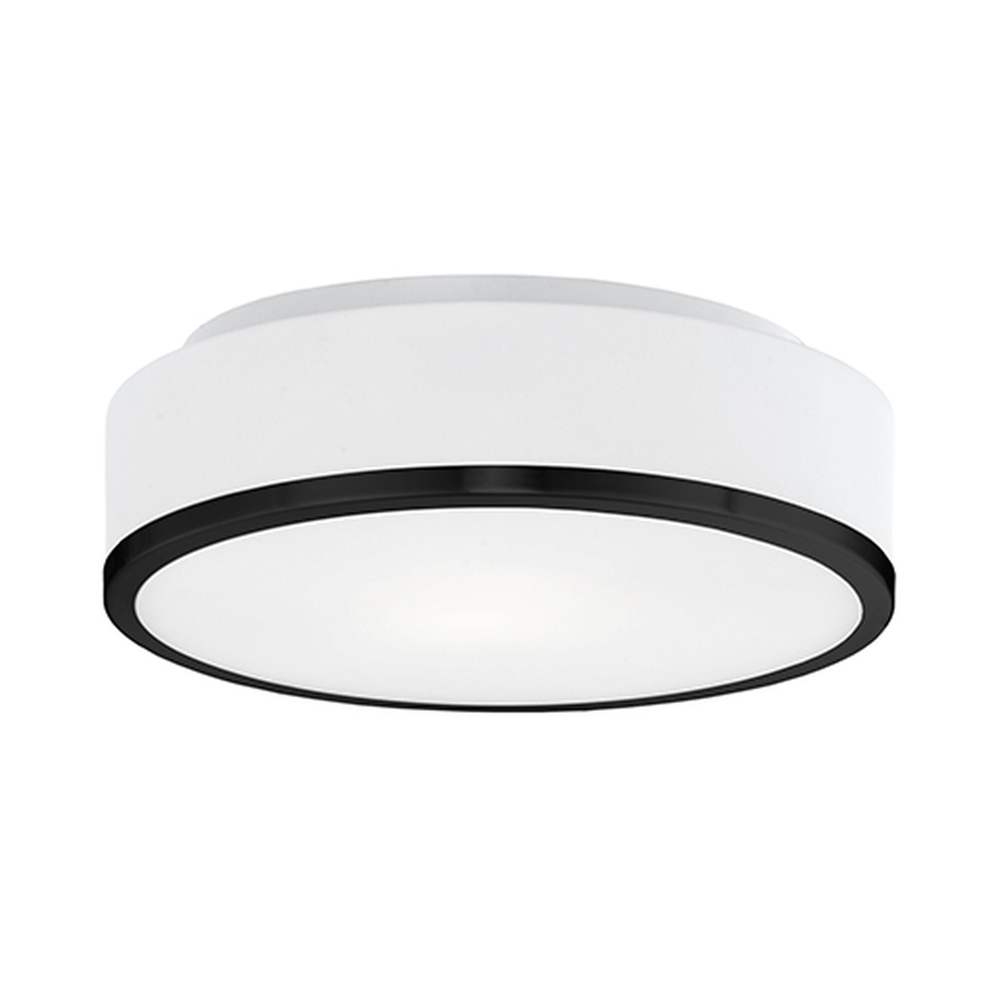 Shown in Black finish and Opal glass
