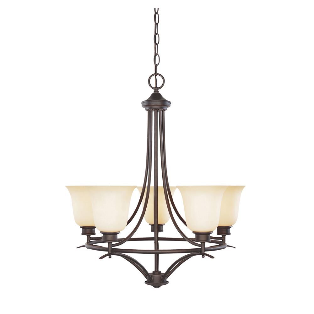 Montego 23 Inch 5 Light Chandelier by Designers Fountain