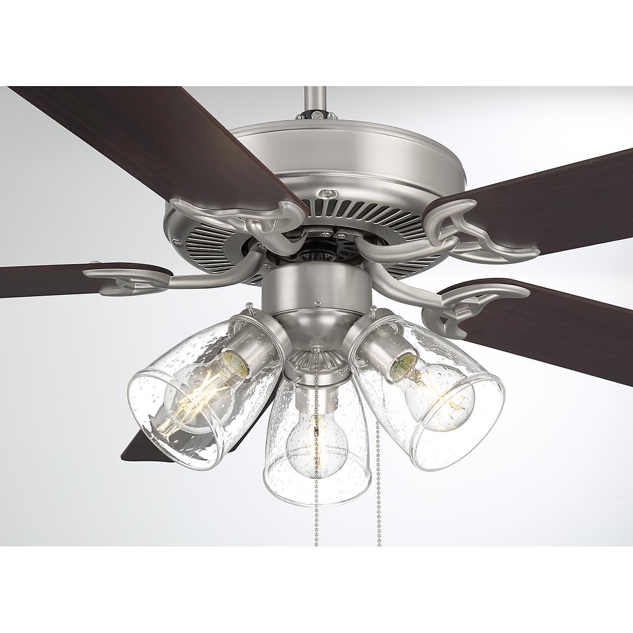 52 Inch Ceiling Fan with Light Kit by Meridian Lighting