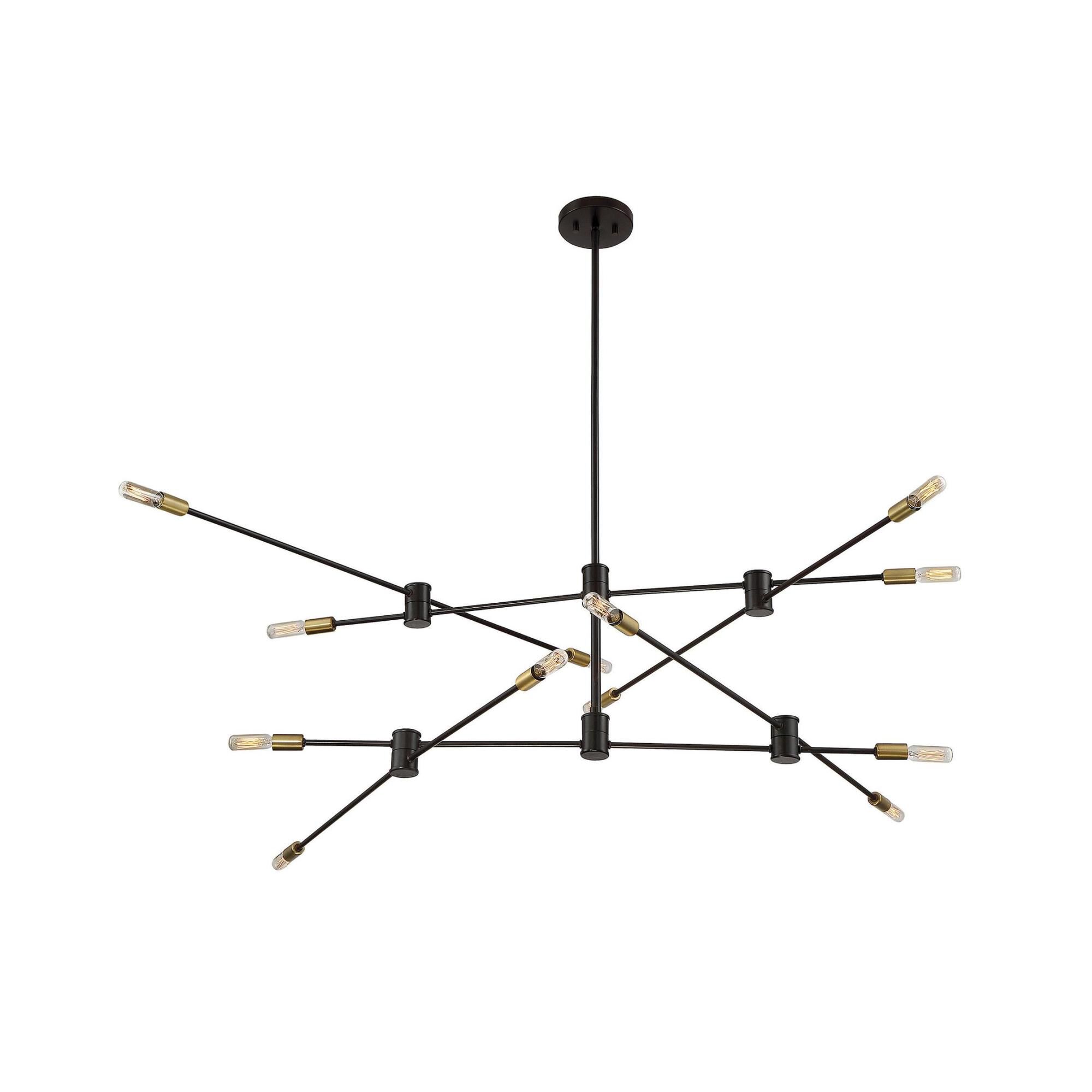 Shown in Bronze W/ Brass Accents finish