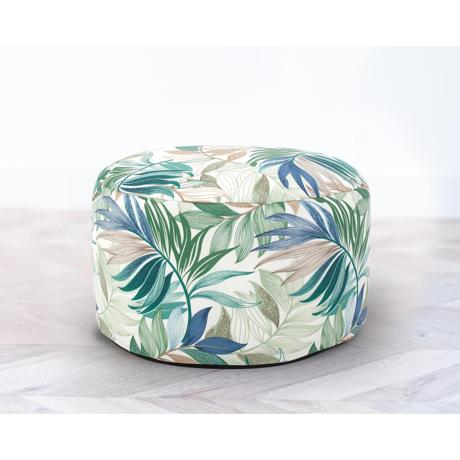 The Fern Pouf Ottoman by Howard Elliott Collection