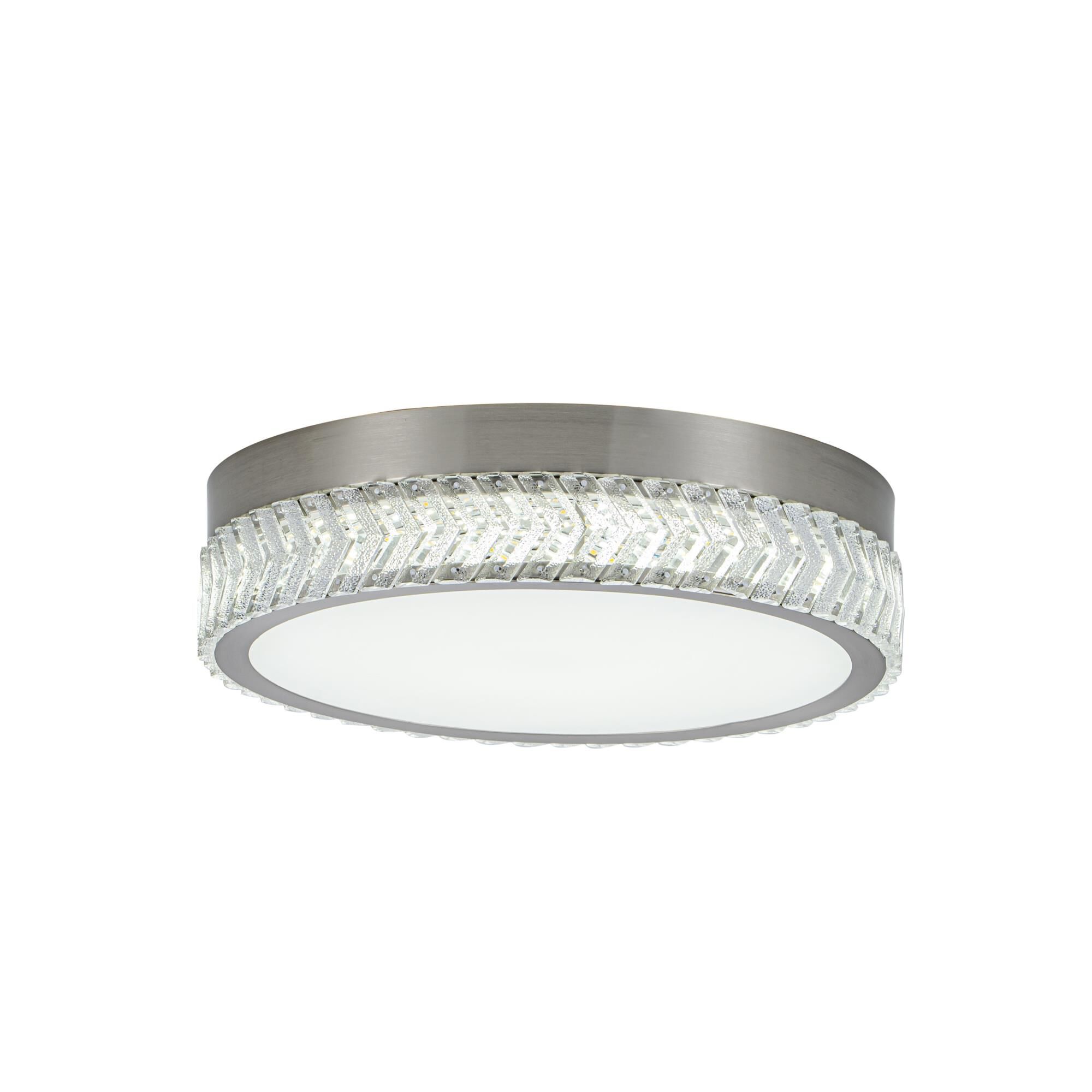 Chevron 16 Inch Flush Mount by Artcraft