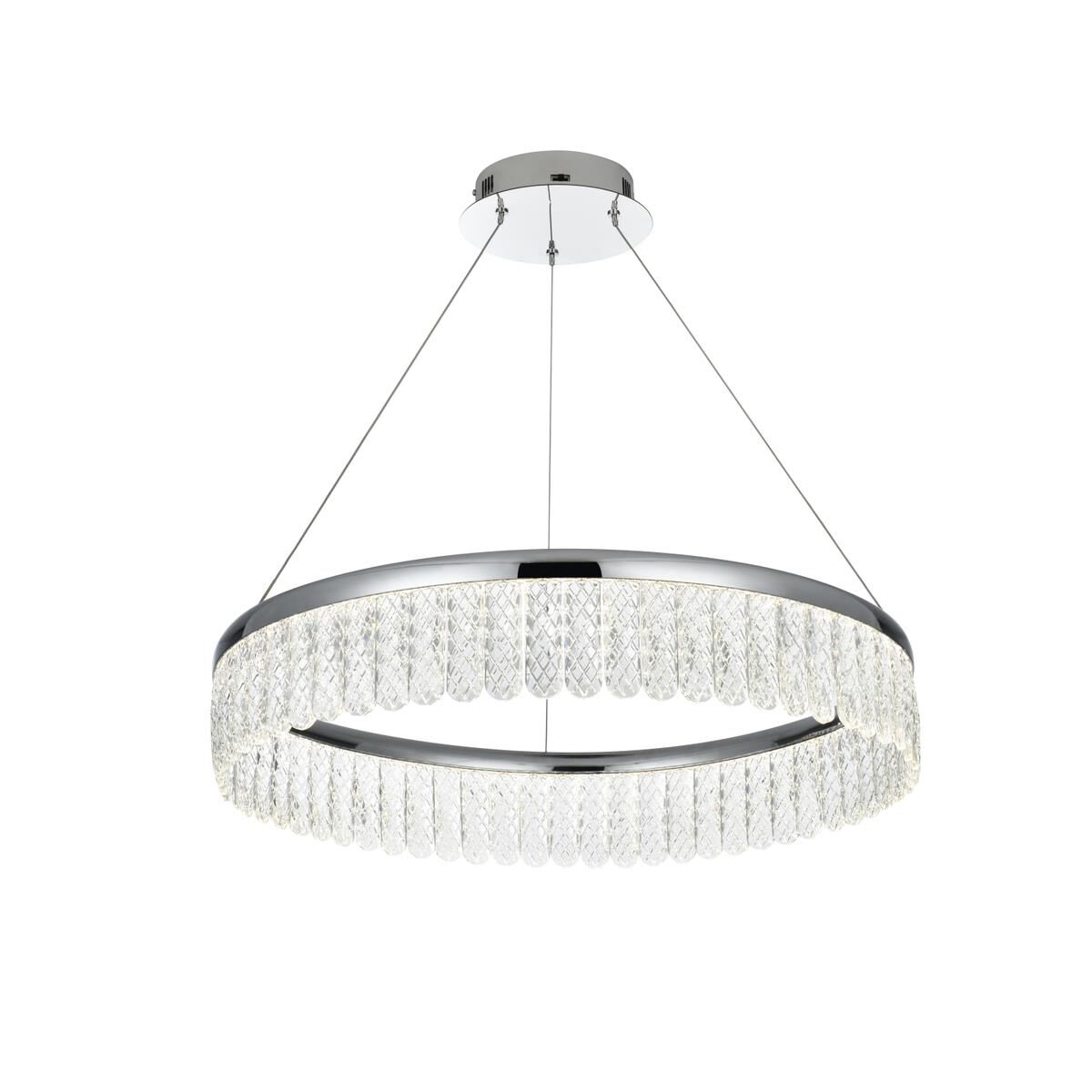 Rune 24 Inch Chandelier by Elegant Lighting
