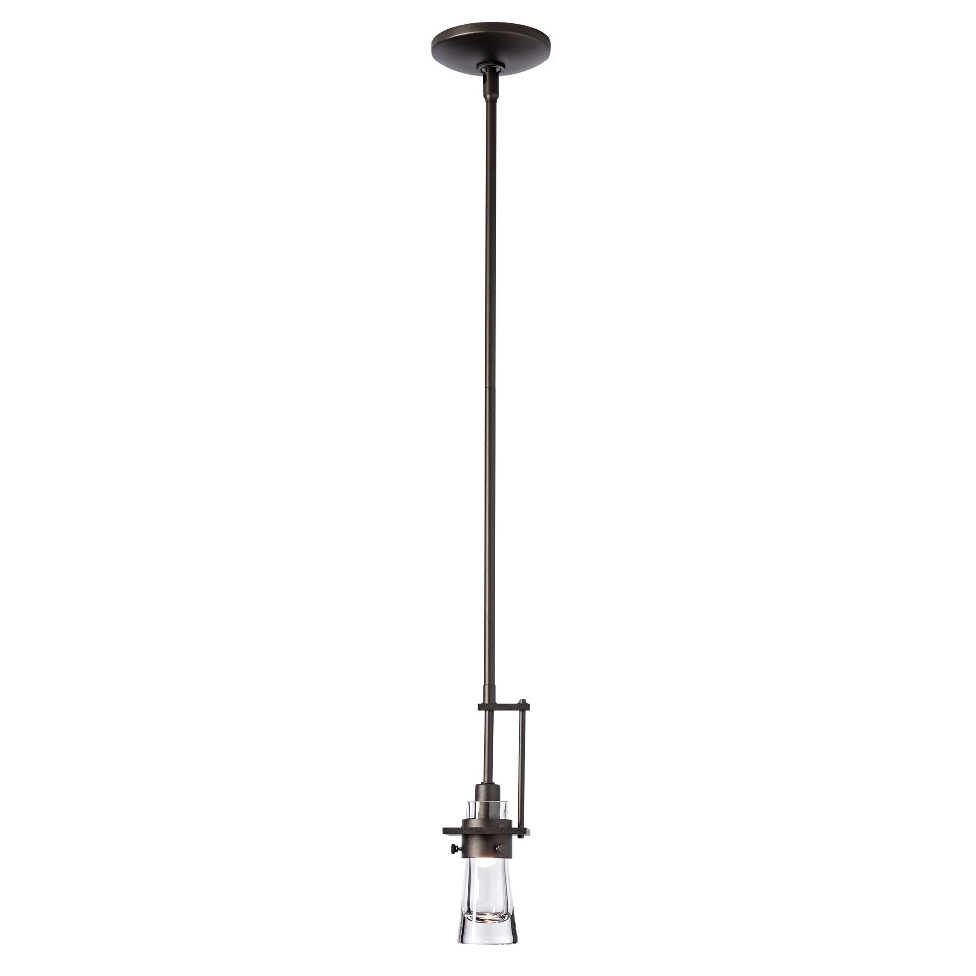 Shown in Oil Rubbed Bronze finish and Clear glass